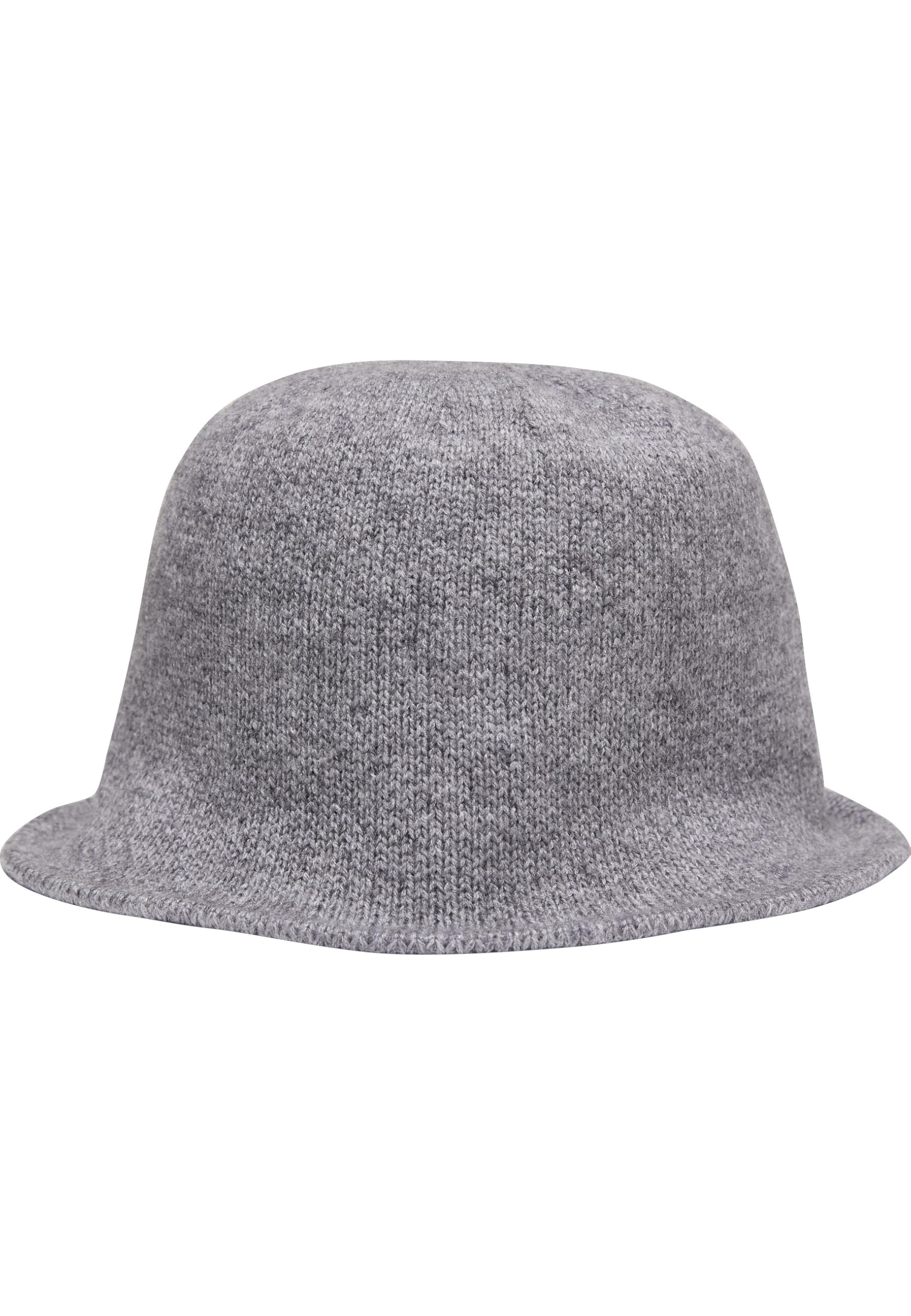 Urban Classics Czapka unisex Knit Bucket Hat Heathergrey one Size, Heathergrey, jeden rozmiar