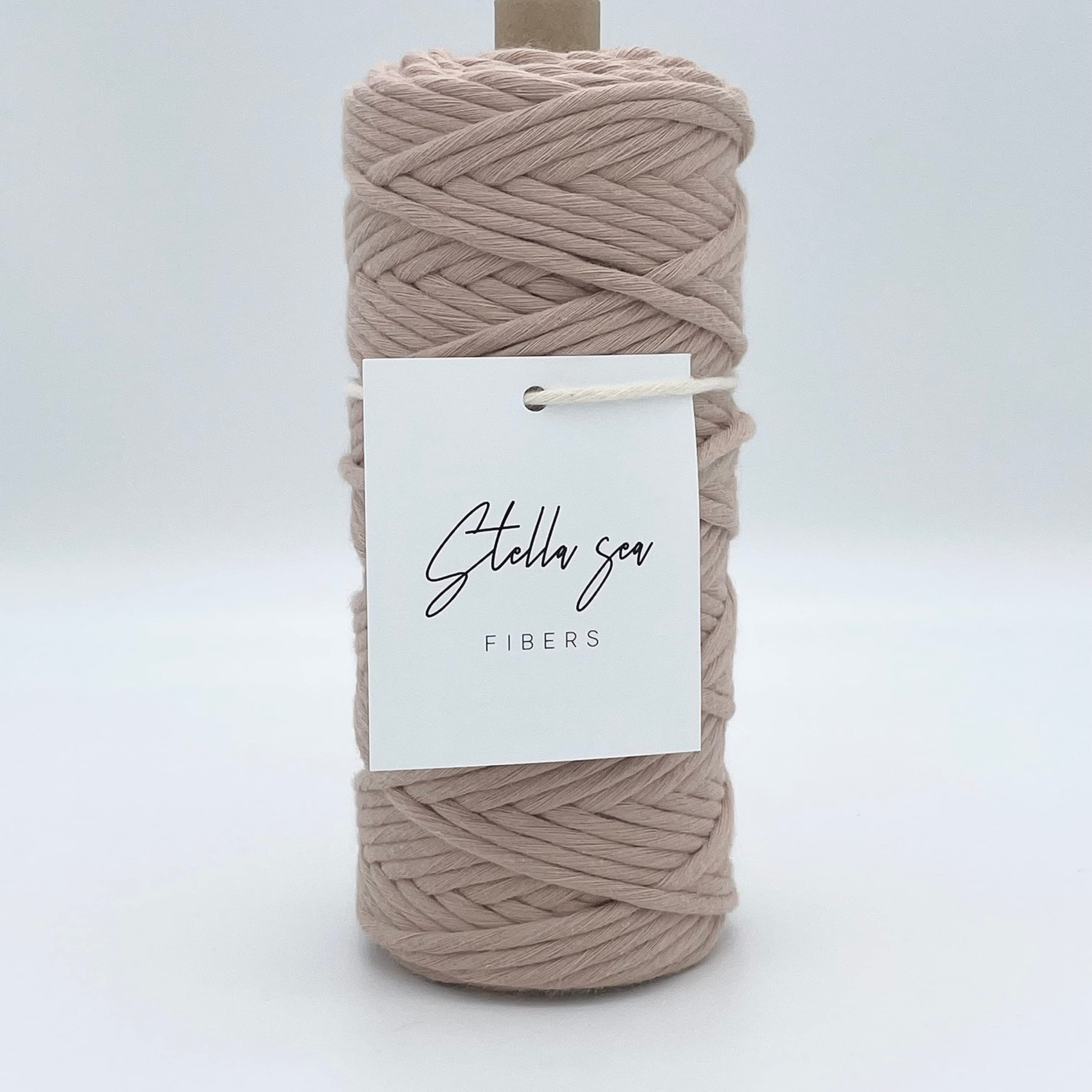 ステラシーファイバーズのマクラメ糸 マクラメロープ オーガニックコットン ステラシーファイバーズ