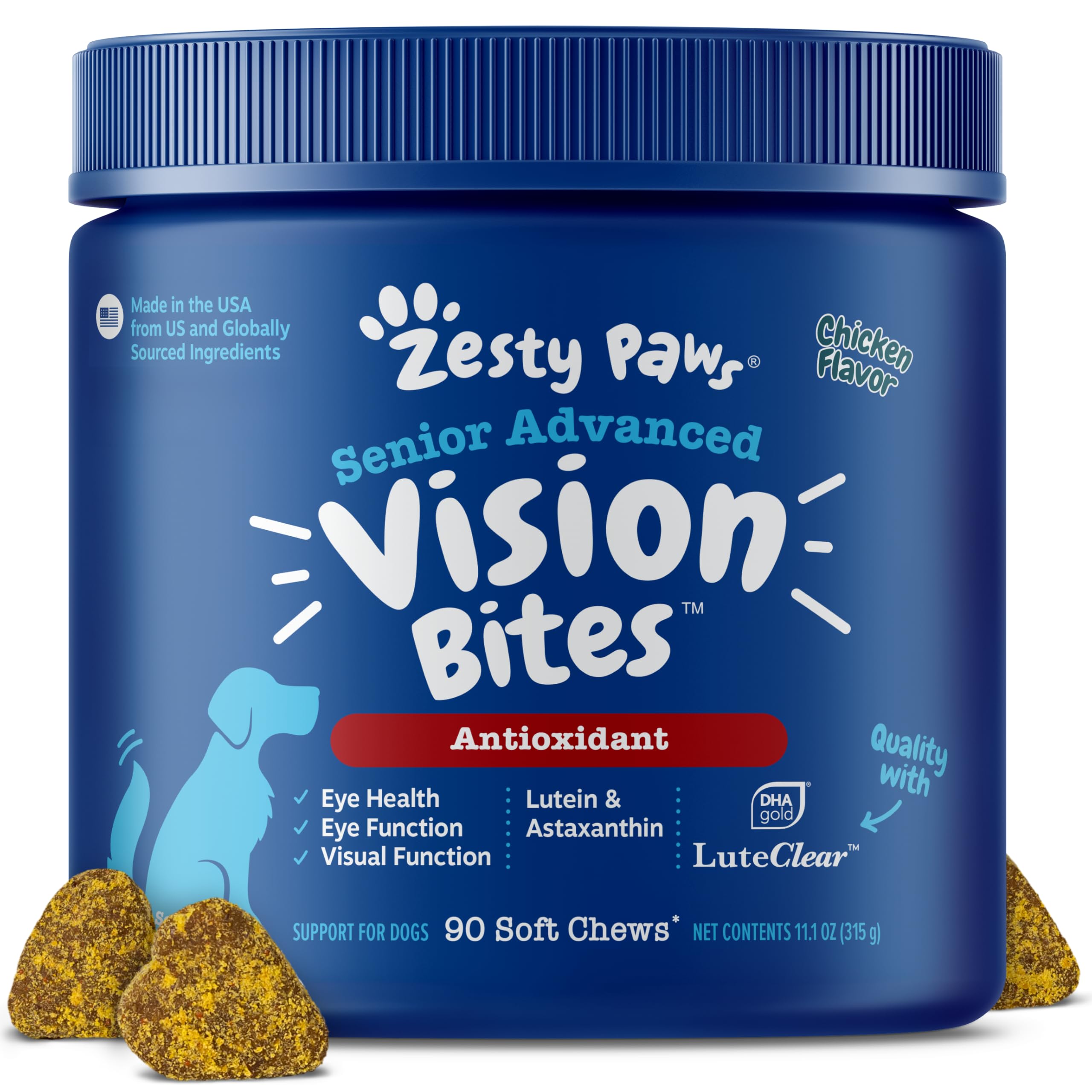 Zesty Paws Eye Supplement for Dogs