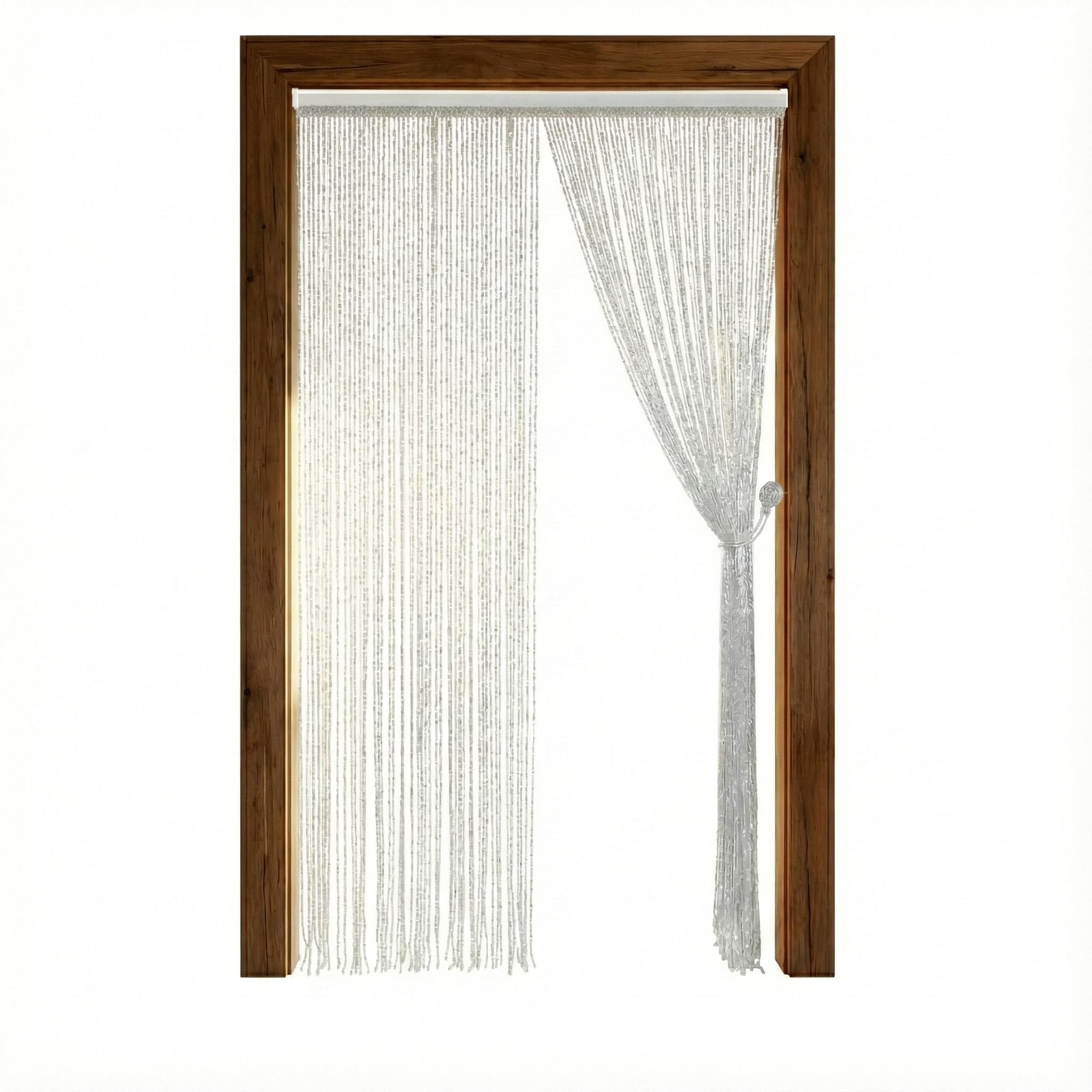 BricoShopping Tenda Moschiera Porta MOD.F Tendina a Fili Decorativa Moderna, Antinsetto e Antipolline, Barriera Mosche Isolante per Porta, Finestra o Balcone Esterno, 4 Misure e 6 Colori