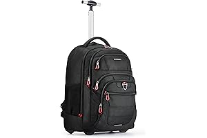 BAGSMART Rolling Backpack: The Ultimate Mobile Workstation for Students and Professionals