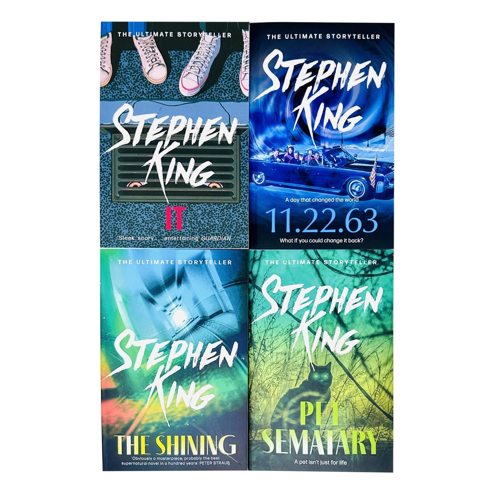 Stephen King Collection 4 Books Set (Pet Sematary, The Shining, It, 11.22.63)
