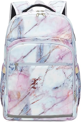 Mochila para mujer de 15.6 pulgadas, mochila escolar universitaria para niña, Portátil