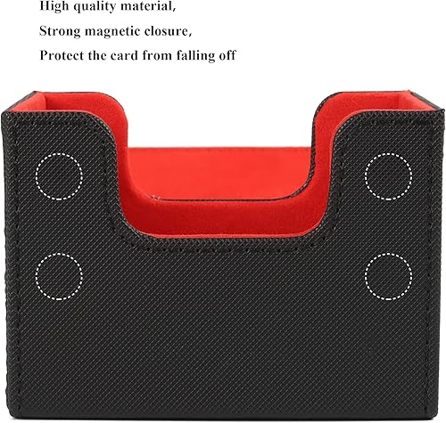 Miniatura 5 de AEGIS GUARDIAN Commander Deck Box for MTG, Magic Deck Box, Hold 120+ Sleeved Cards for TCG, Leather Strong Magnet Card Deck Box, Collectible Card