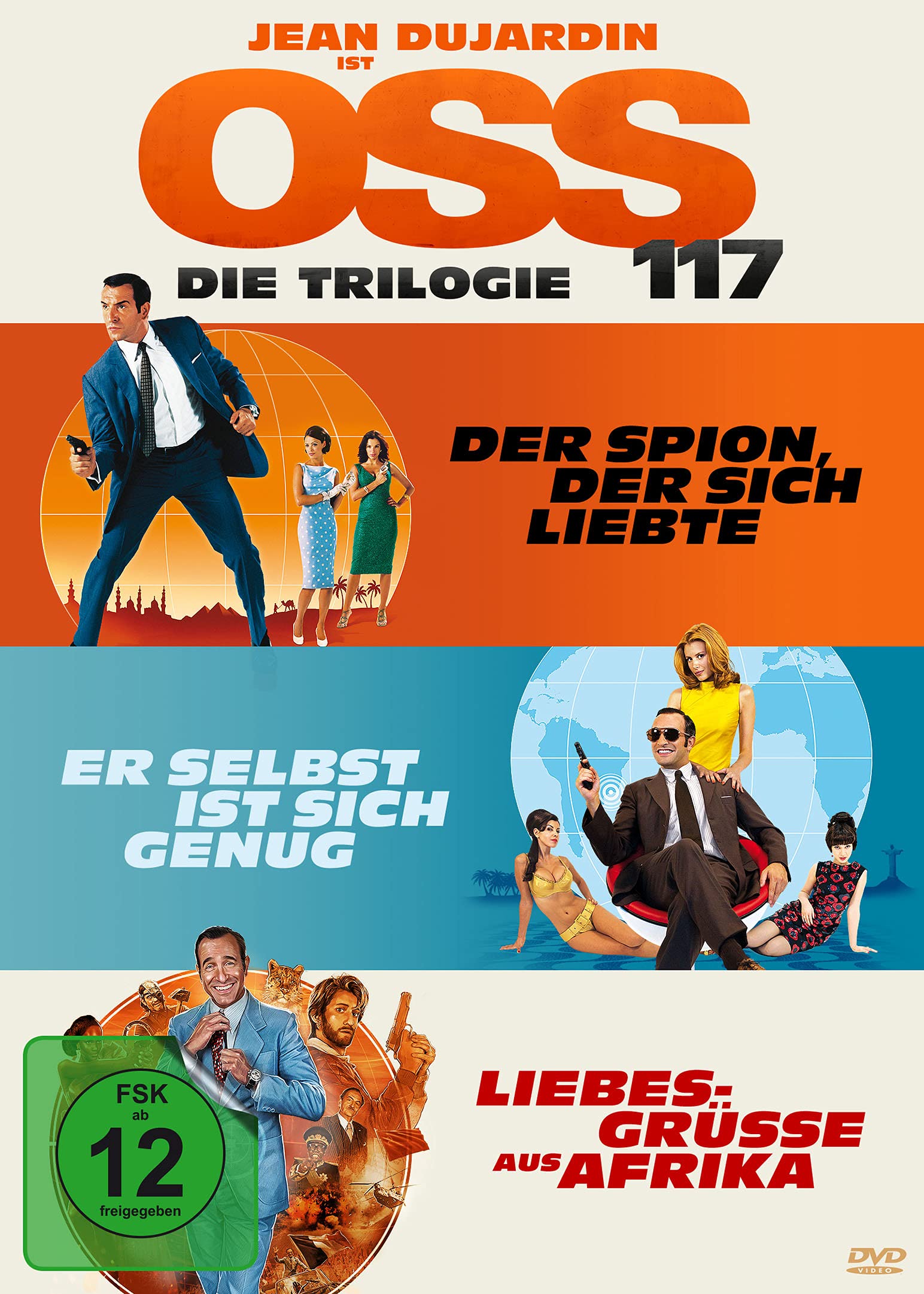 OSS 117 - Die Trilogie [3 DVDs]