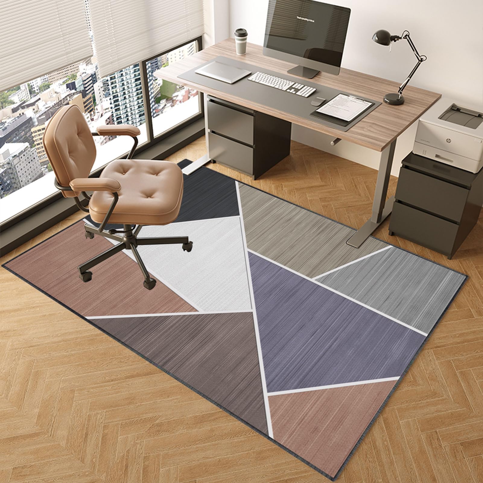 90x120cm Office Chair Mat For Hardwood Floors Computer And Gaming Use - View #3