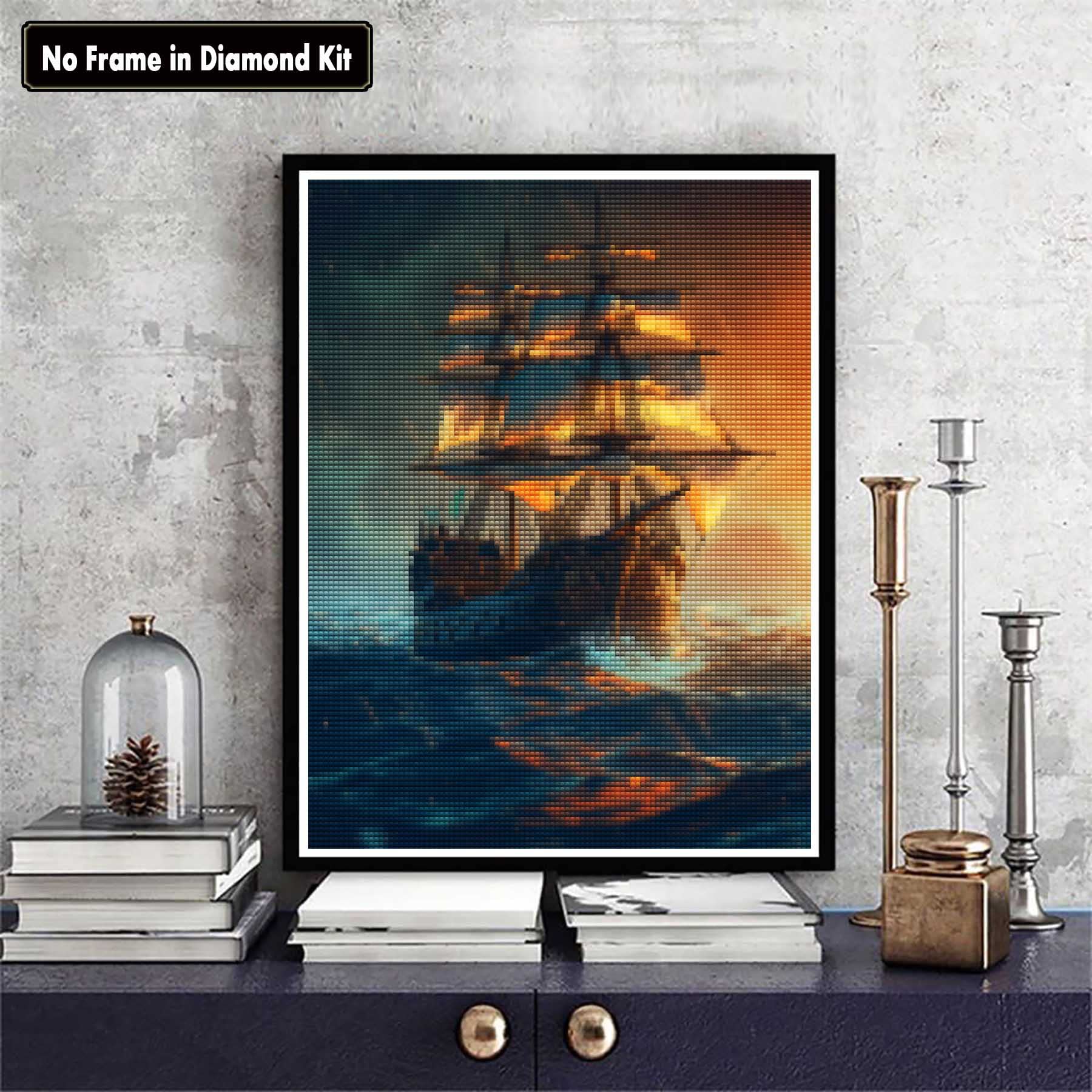 Kit 5D Diamond Painting Zariocy - Barca Al Mare, Paesaggio Marino 30x40 Cm, Fai-da-Te Con Tela Adesiva, Diamanti Rotondi E Strumenti, Decorazione Da Parete Per Soggiorno E Ufficio