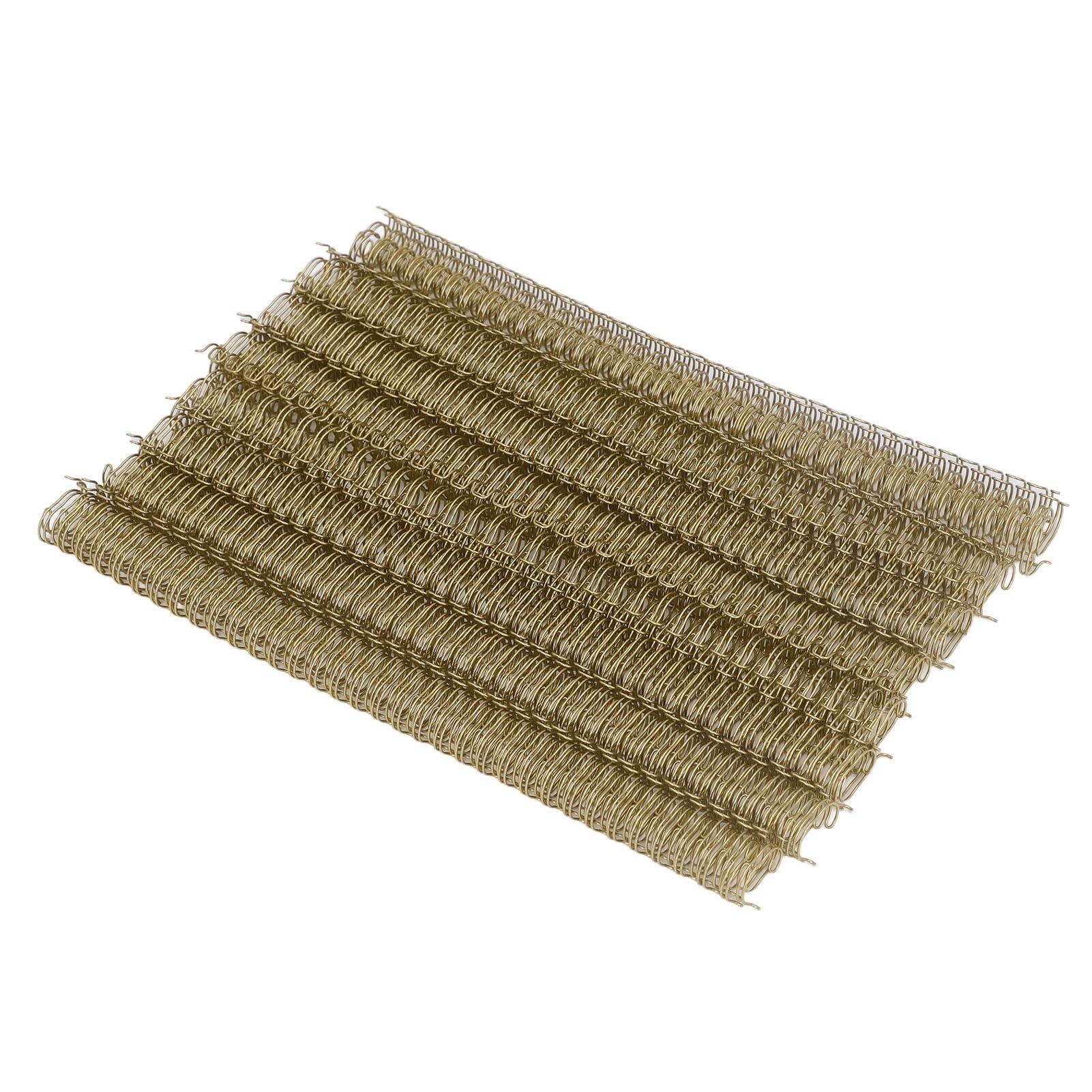 100 spirali a doppio filo, capacità 100 fogli, passo 3 100 spirali a doppio filo, capacità 100 fogli, passo 3