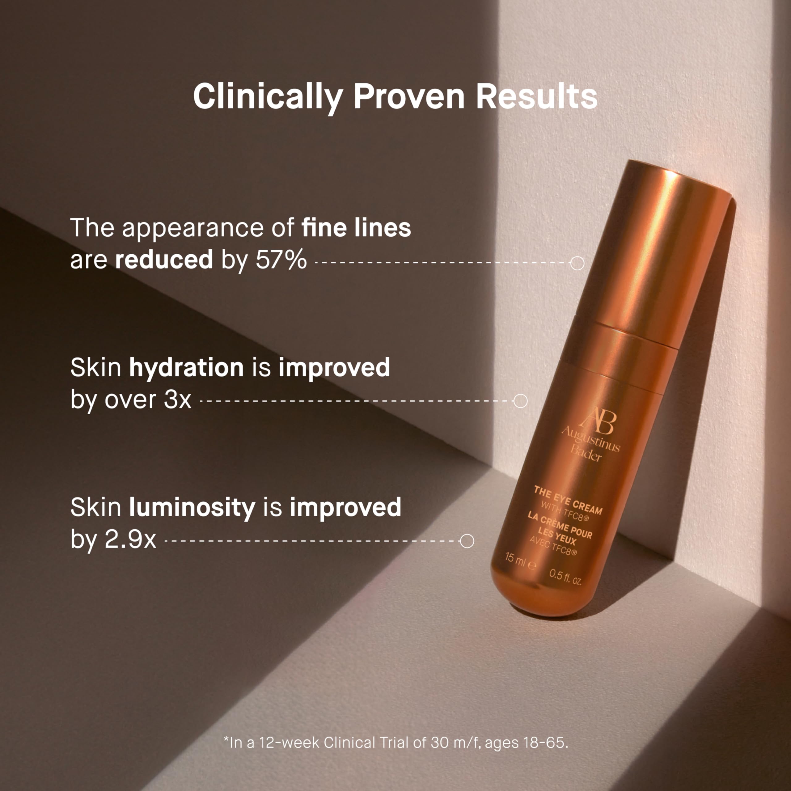 Augustinus Bader The Eye Cream – Luxury Hydrating Anti-Aging Eye Treatment – Firms, Brightens & Reduces Puffiness and Fine Lines – Refill Only (No Base) – 15 ml / 0.5 fl oz