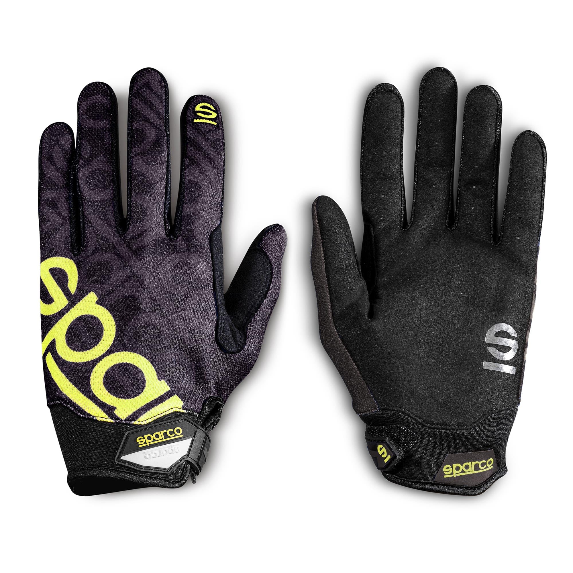 SPARCO MECA 3 HANDSCHUHE GRÖSSE 12 (XL) SCHWARZ/GELB