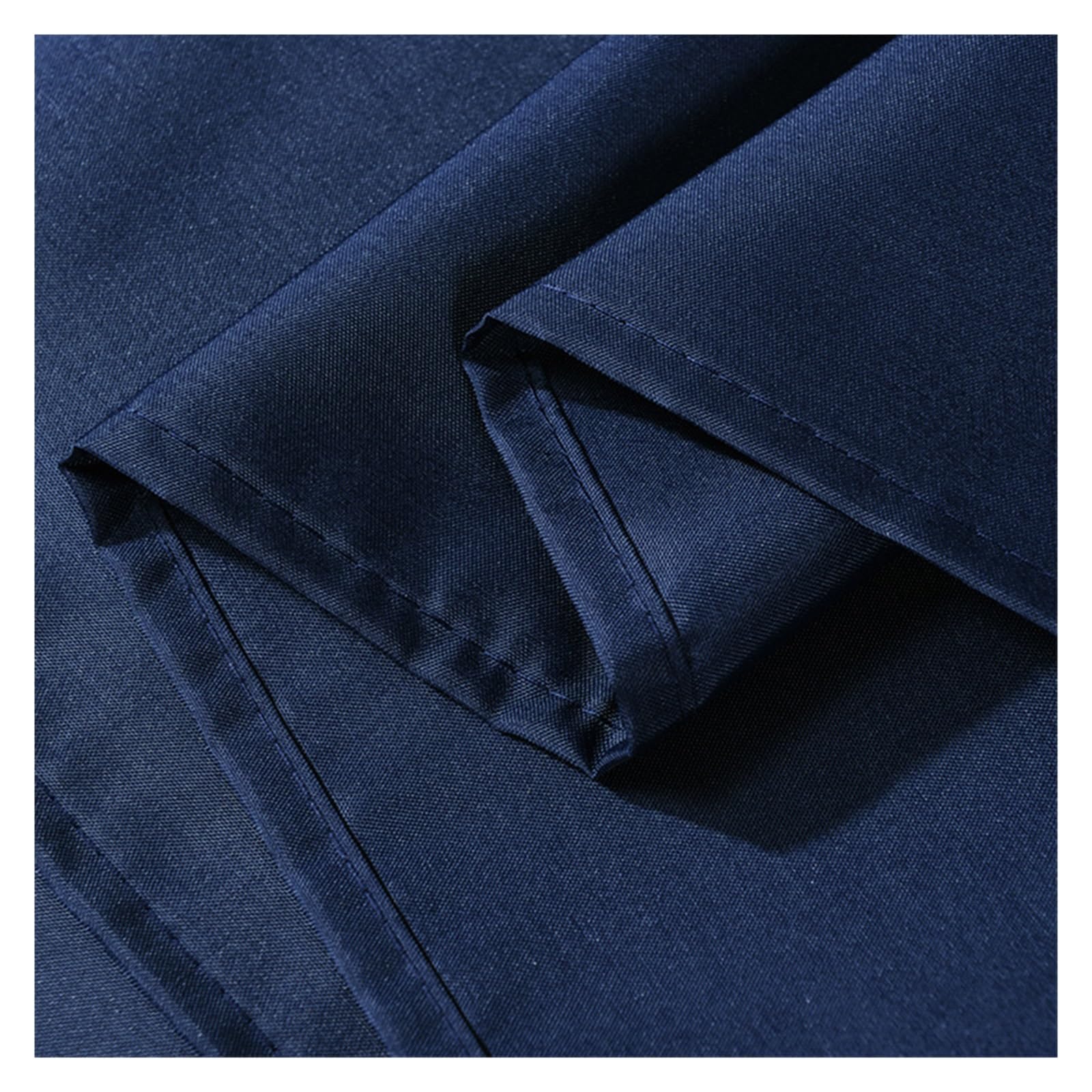 Tenda da doccia impermeabile blu navy addensare tenda da bagno a prova di muffa addensare vasca da bagno copertura tende divisorie con gancio wanglan (Color : Blu, Size : W180xH200cm)
