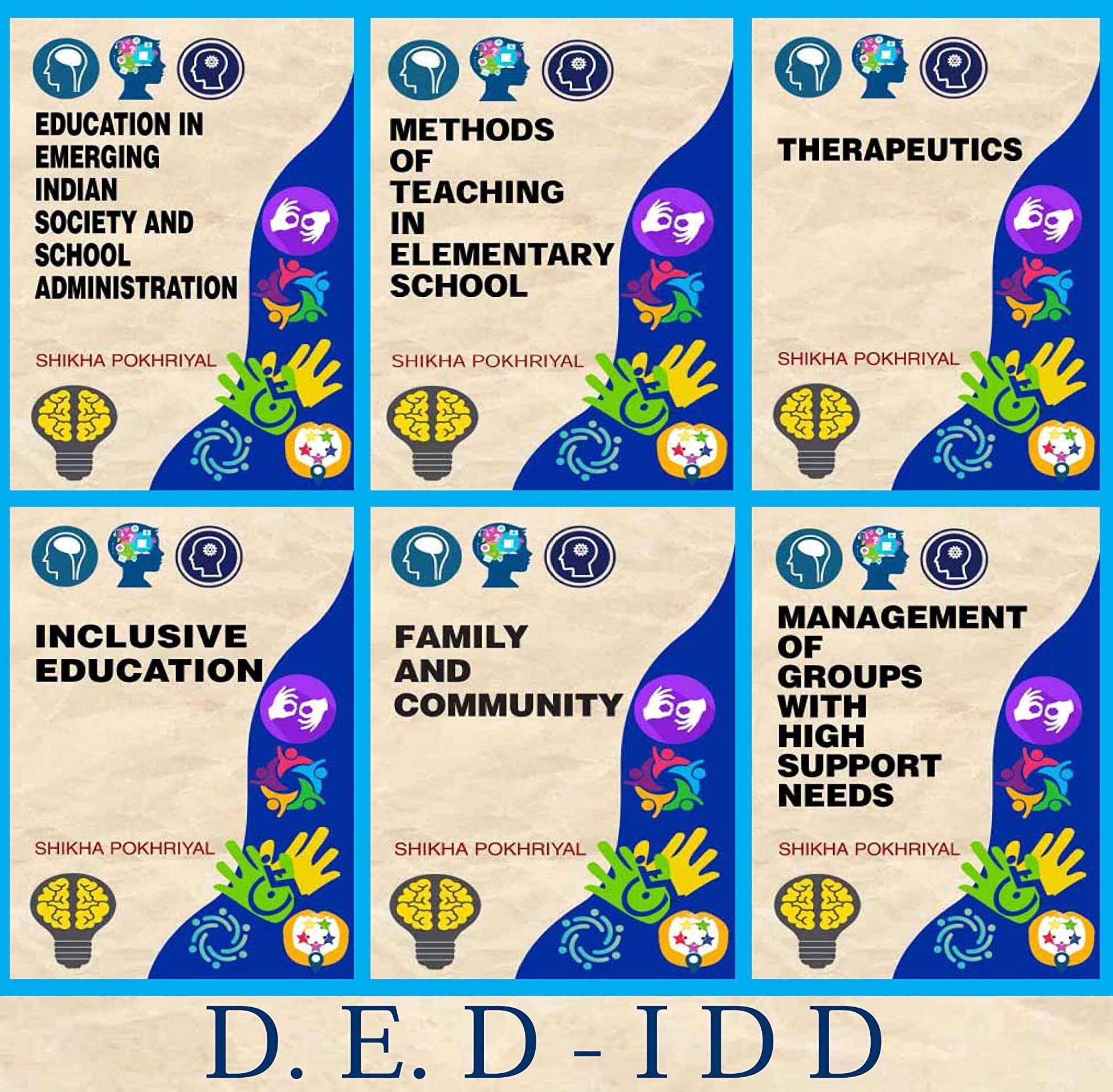 D.Ed Special Education IDD full course set (12 Books) Hardcover – 1 January 2022