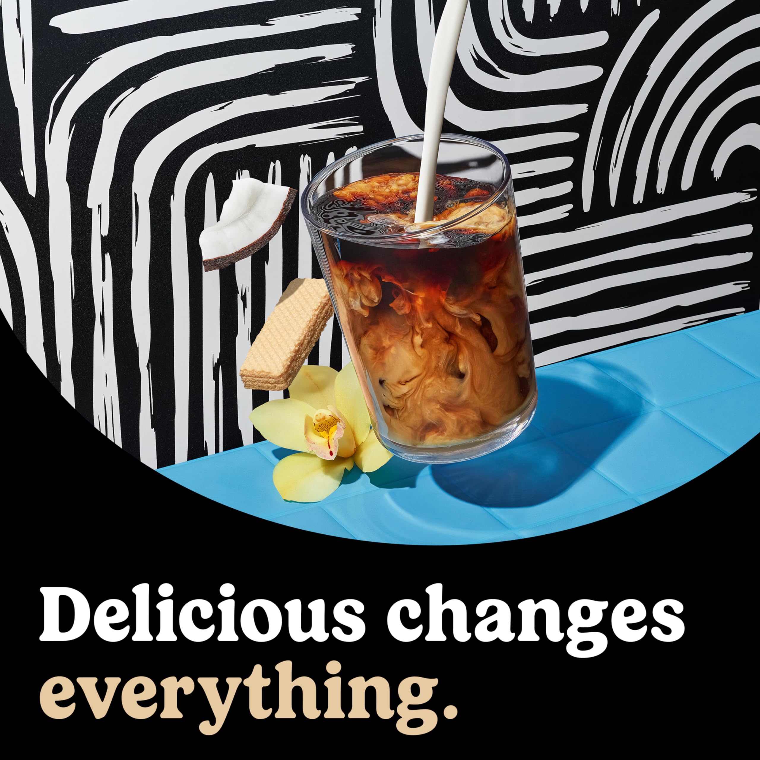 So Delicious Dairy Free Coconut Milk Creamer French Vanilla Vegan Organic Non-GMO Creamy Plant Based Coffee Creamer 32 — view 7