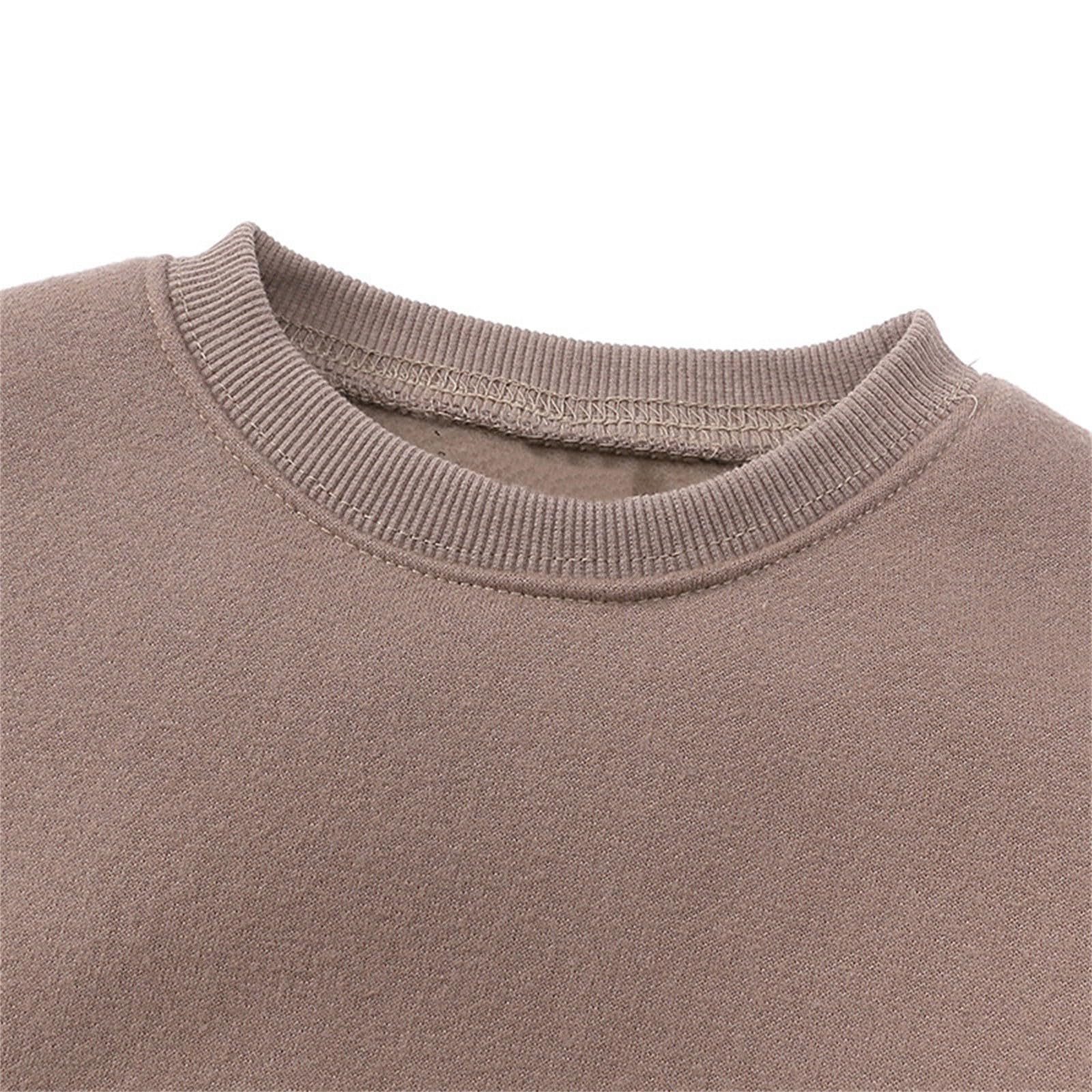 Kinder-Trainingsanzug-Set, 2-teilig, langärmelig, Pullover, Sweathose, Jogginghose, Outfit, gemütlich, weich, warm, Activewear-Kleidungs-Set