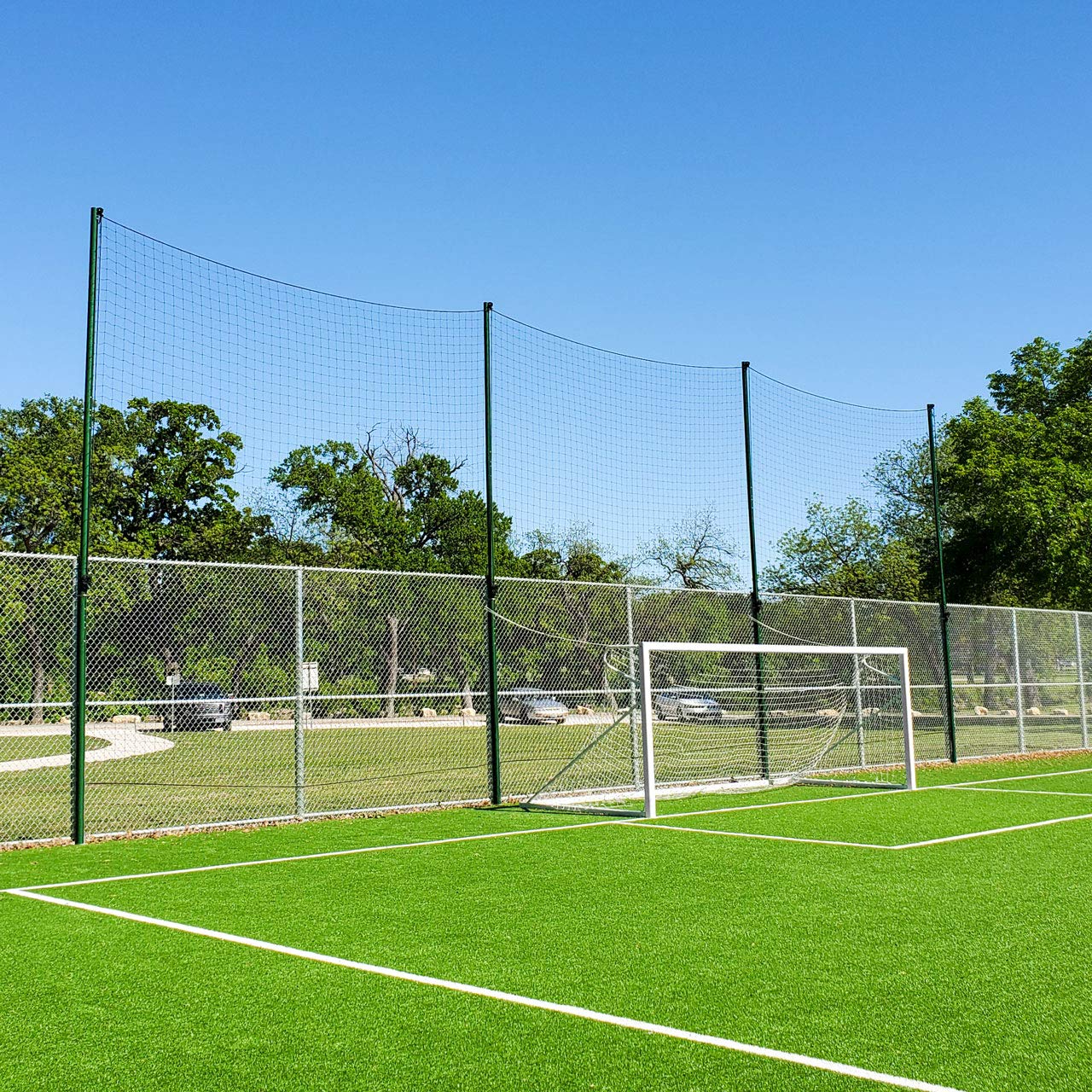 FORZA Postes extraíbles Alu80 con sistema de tope de bola, postes de aluminio reforzado de alta calidad para sistemas de red deportiva, solo postes