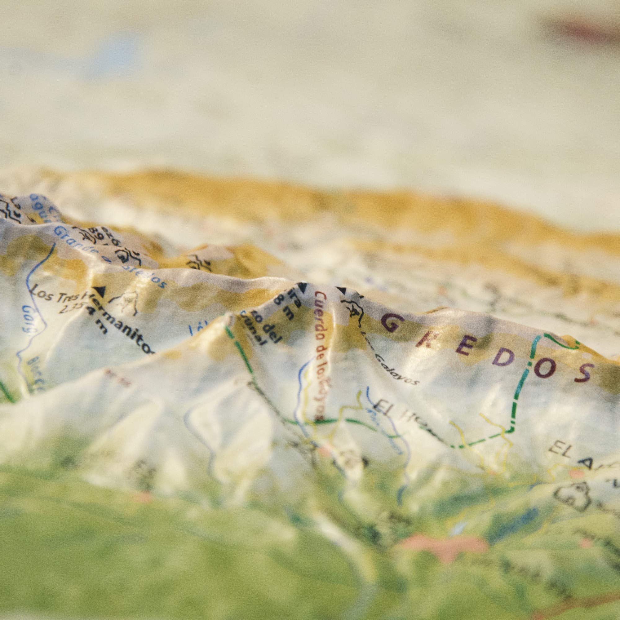 Mapa en relieve Ávila. Escala 1:200.000, 76x65 cm