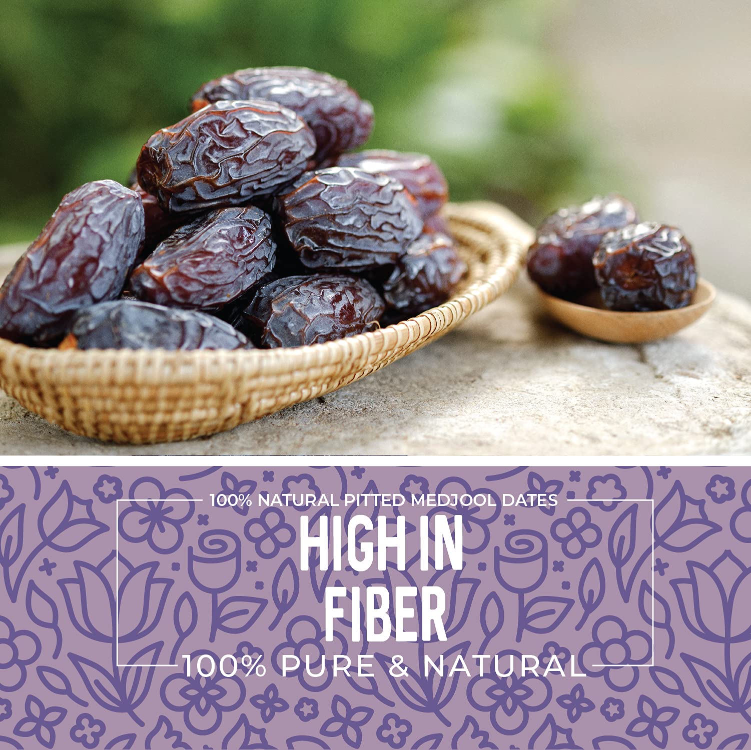 Dates Medjool Pitted Dates, 1 lb. Large Medjool Dates Pitted, Extra