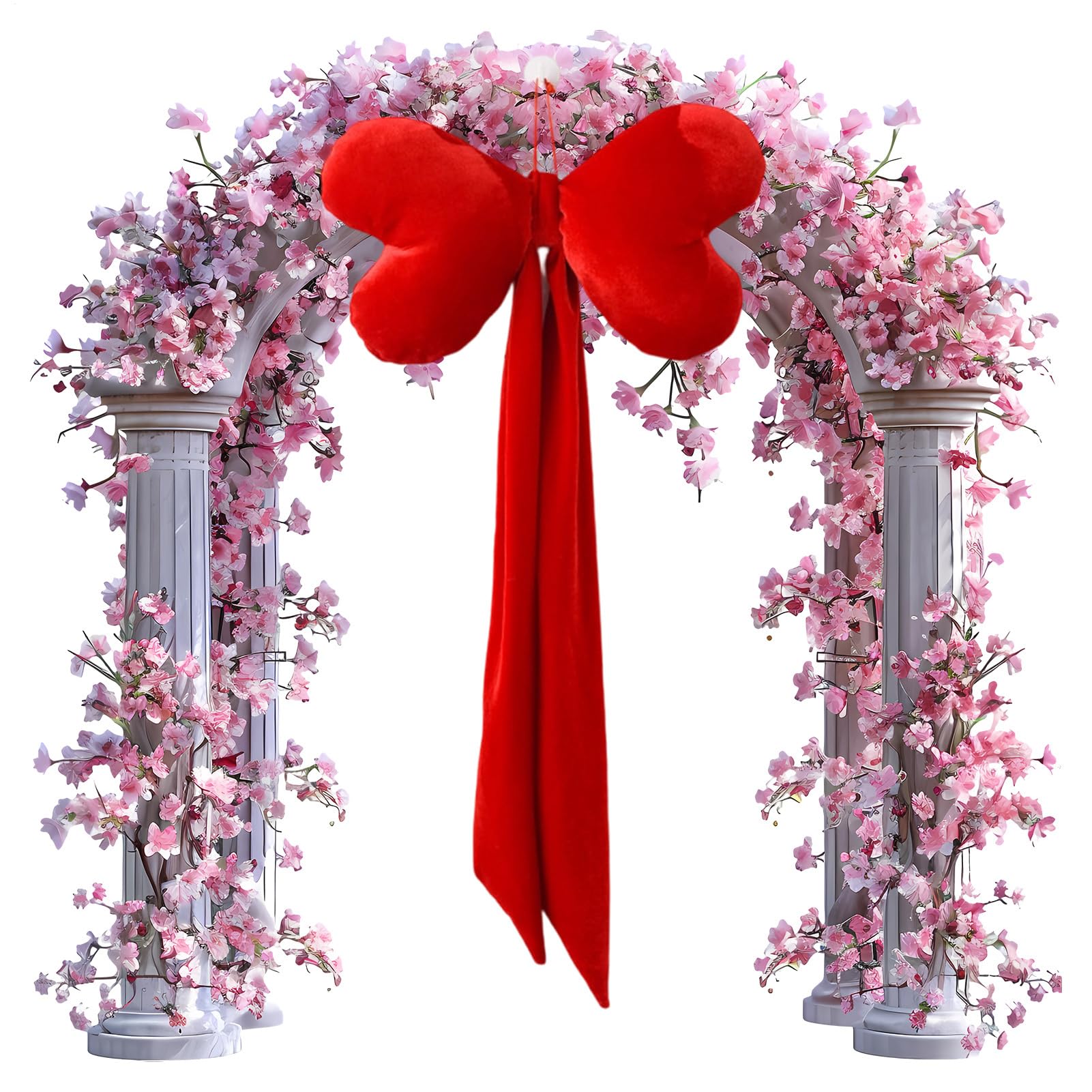 Colgantes de árbol de Navidad de Terciopelo Mimoqk para Decoración de Porche y Salón