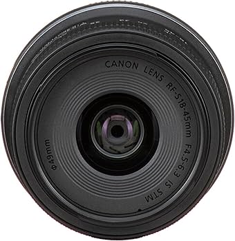 Amazon.com : Canon RF-S 18-45mm f/4.5-6.3 is STM Lens (Canon RF),3