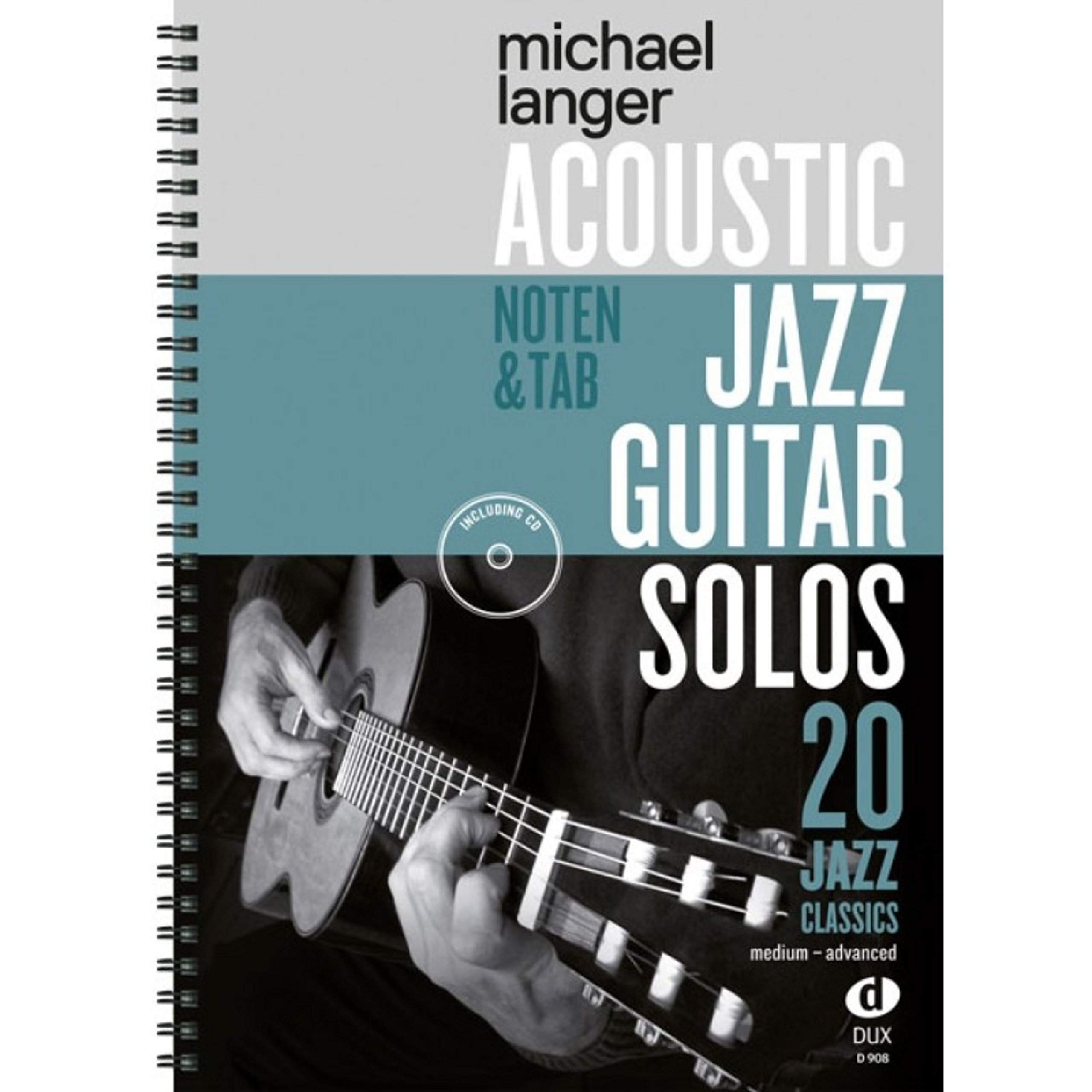 Acoustic Jazz Guitar Solos: 20 Jazz Classics in Noten und TAB / medium-advanced