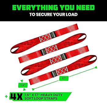 Amazon.co.jp: Rhino USA ソフトループ バイク固定用ストラップ