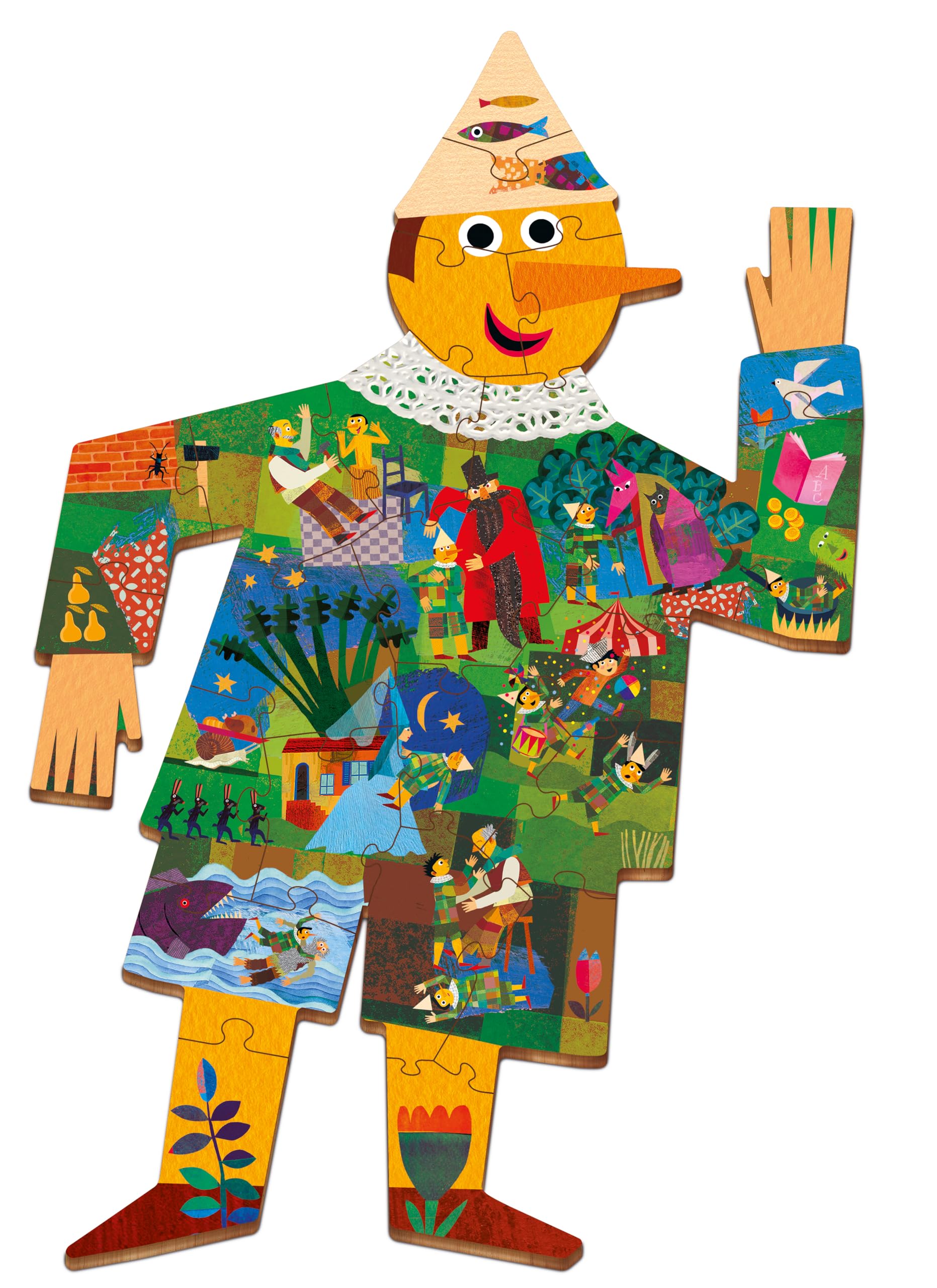 LUDATTICA Holzpuzzle - Pinocchio