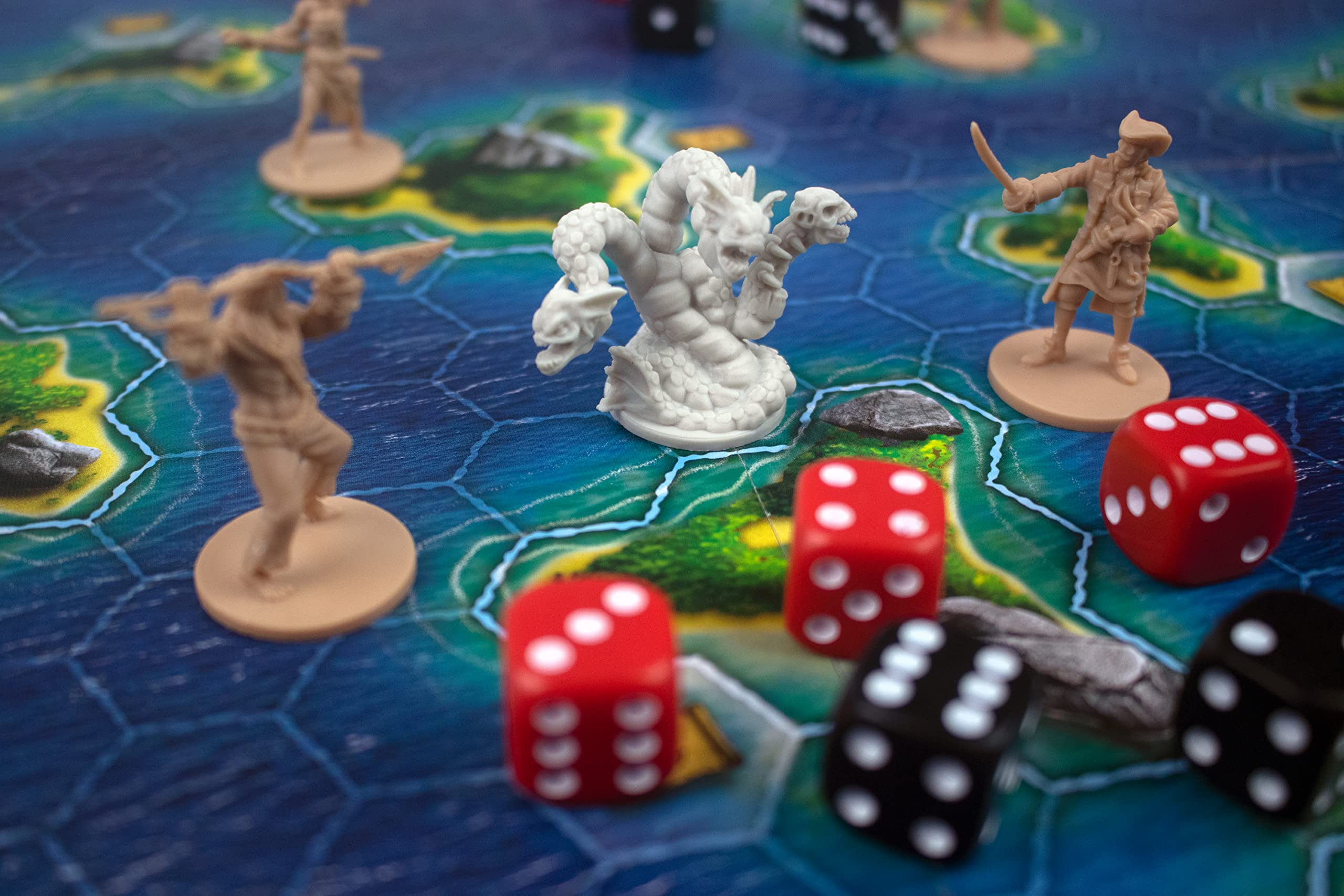 Skull Tales: ¡A Toda Vela!, Juego de Mesa, Juego de 1 a 5 Jugadores, Cooperativo, Narrativo, Ameritrash, Miniaturas, Piratas, Mazmorras, Crawler, Idioma Español, Edad +10 Años