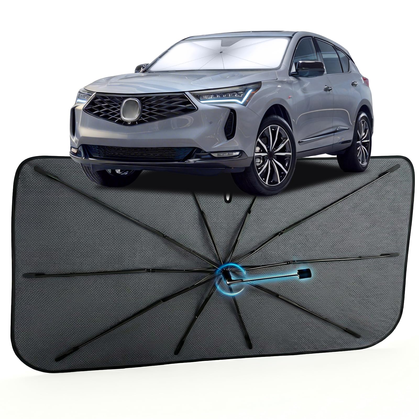 Car Windshield Sun Shade Umbrella for Acura RDX 2019-2026, 1:1 Exact Fit