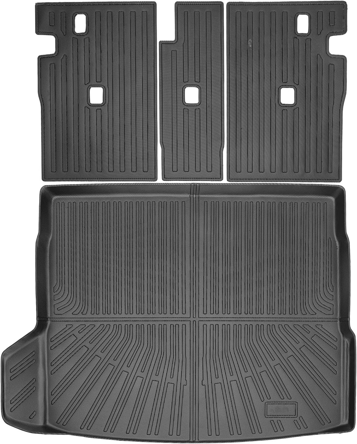 Cargo Liner Fits for BMW X3 2025 Trunk Liner All Weather Cargo Mat, Custom Fit TPE Anti-Slip Car Seat Back Protector Accessories (with Backseat Mat)