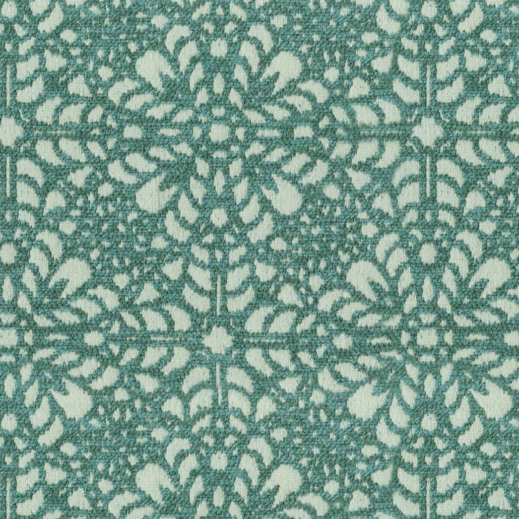 ABBEYSHEA Marcus Fabric By The Yard, Aqua