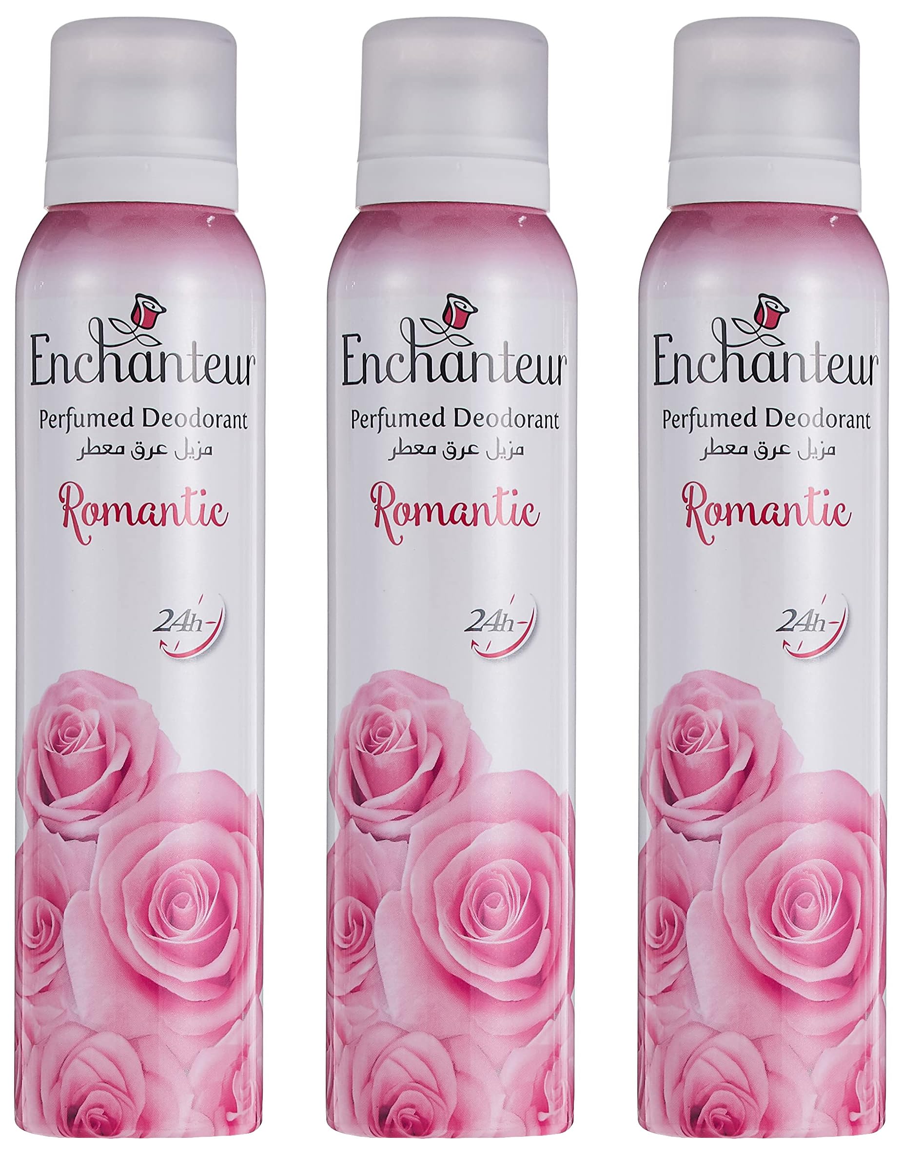 Romantic Perfumed Deodorant Body Spray for Women | Ever Lasting | No Gas | Floral Freshness & Odour protection | 150ml (Pack of 3)