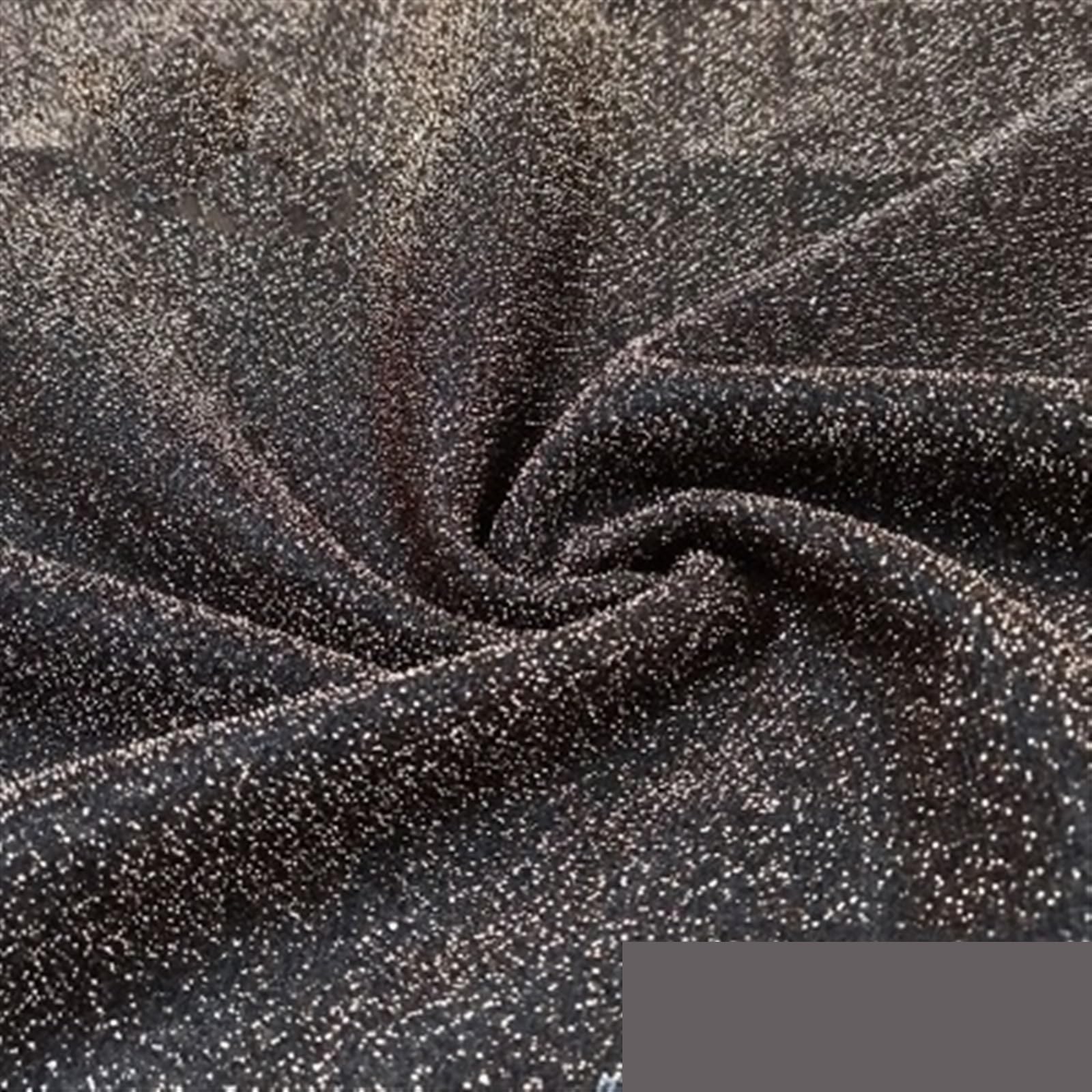 Fabric, Fashionable Glitter Starry Sky Knitted Stretch Fabric Multicolor 100cm x 150cm(21)