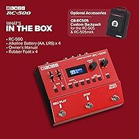 Vista 7 de BOSS RC-500 Loop Station Looper Avanzado de Dos Pistas con Mezcla Integrada y Opciones de Control Profundo Calidad de Sonido Líder en su Clase