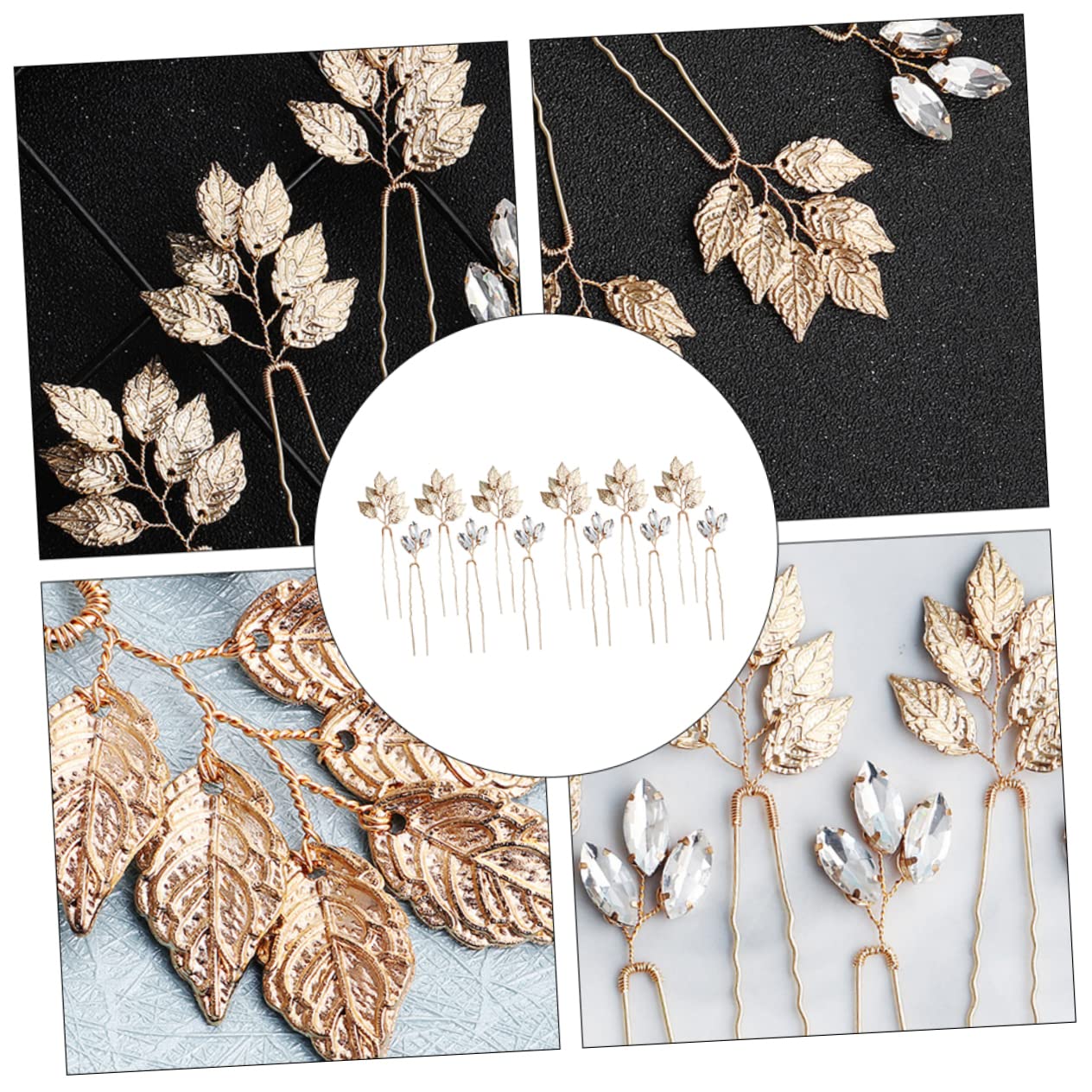FRCOLOR 6packungen Elegante Braut Haarnadeln Mit Strass Legierung Updo Haarspangen Hochzeits Haarschmuck Für Damen Und Mädchen Für Besondere Anlässe