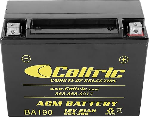 Miniatura 4 de Caltric Agm - Batería compatible con Yamaha V-Max 600 Vx600 Sx Er Dlx 1999-2003