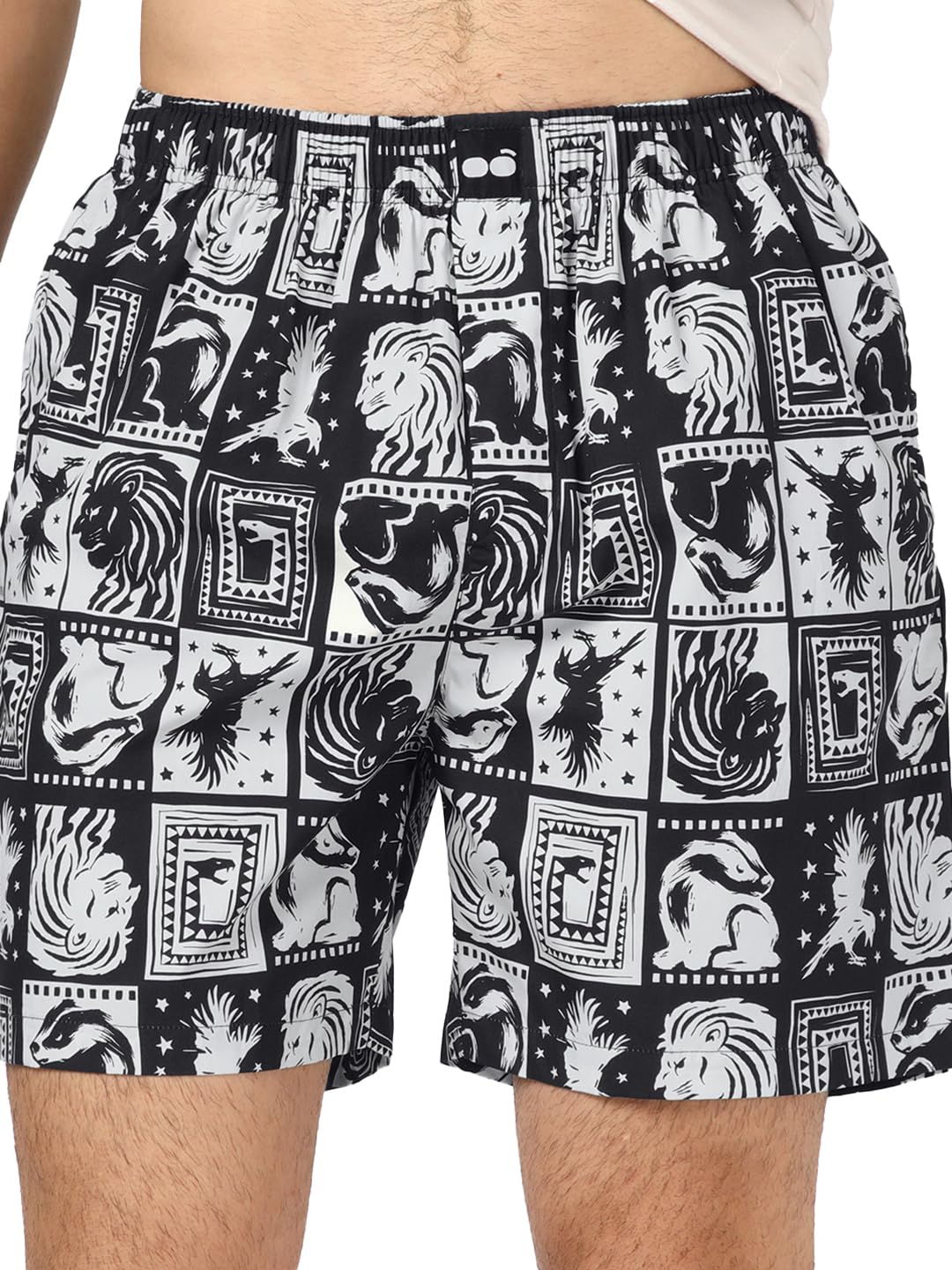 bewakoof Men's All Over Printed Regular Fit Poplin Cotton Boxer-picture-16