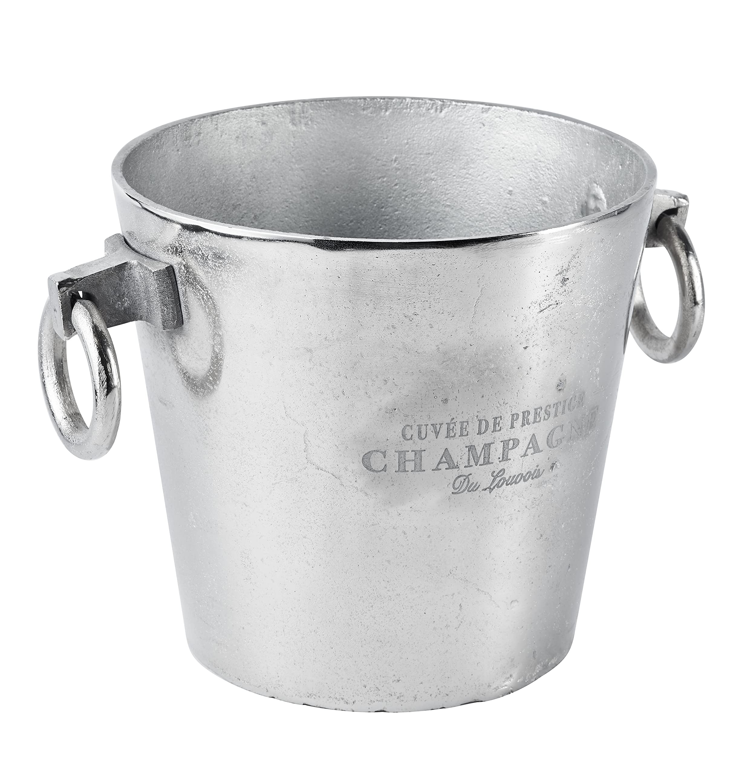 Michael Noll Champagnerkühler, Weinkühler, Flaschenkühler, Aluminium, Silber, S, M, L, 20 cm, 23 cm, 32 cm (32x24x23)