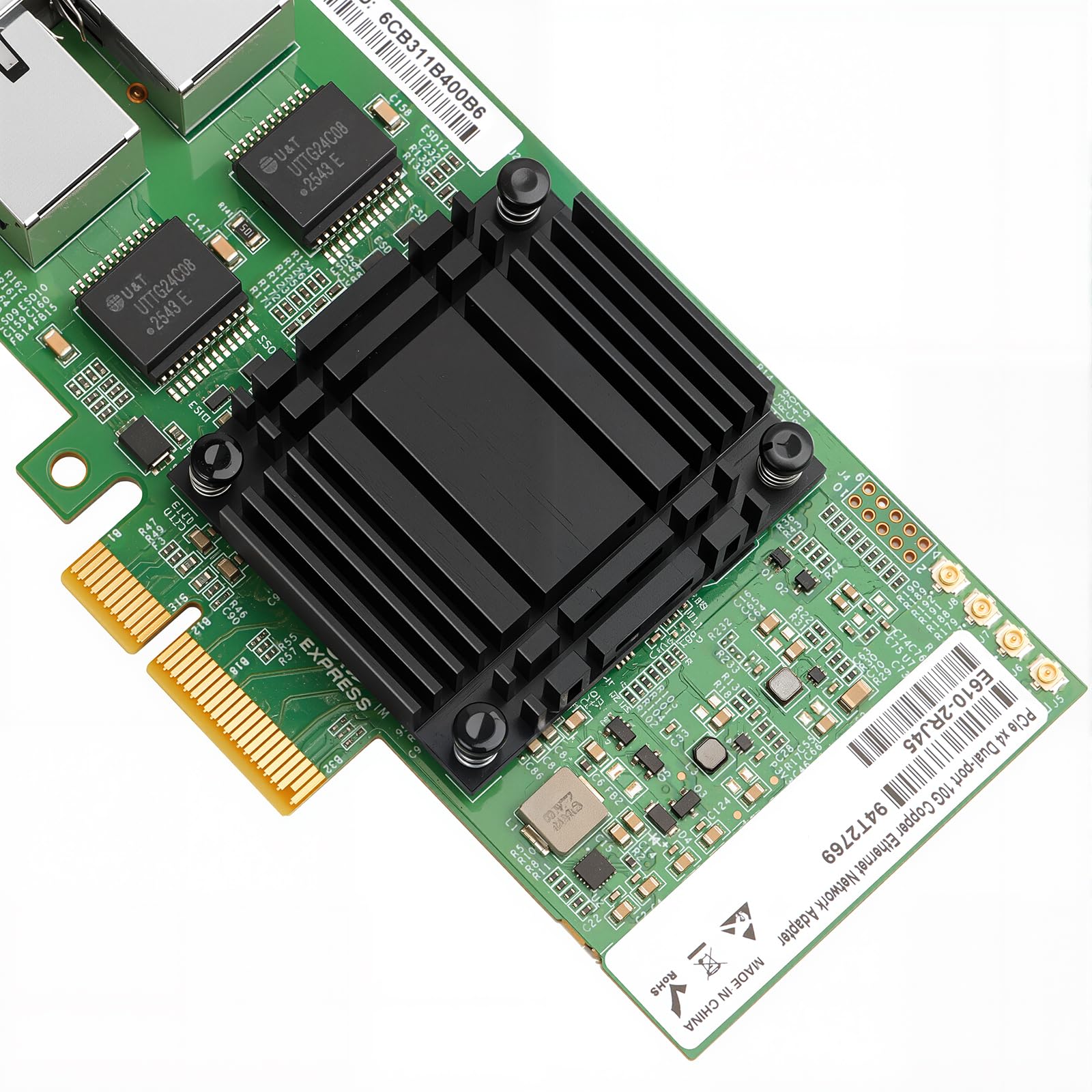Amazon | Vogzone 10Gb PCI-E NIC ネットワークカード Intel E610-XT2