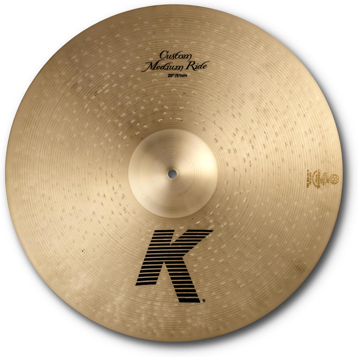 Avedis Zildjian Company K Custom Medium Ride Cymbal - 20 Inches