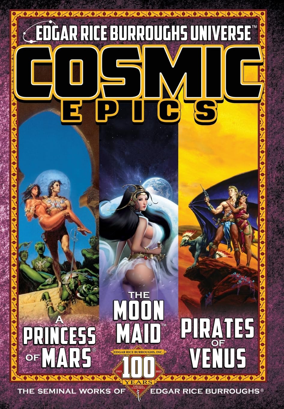 COSMIC EPICS SEMINAL WORKS OF EDGAR RICE BURROUGHS HC