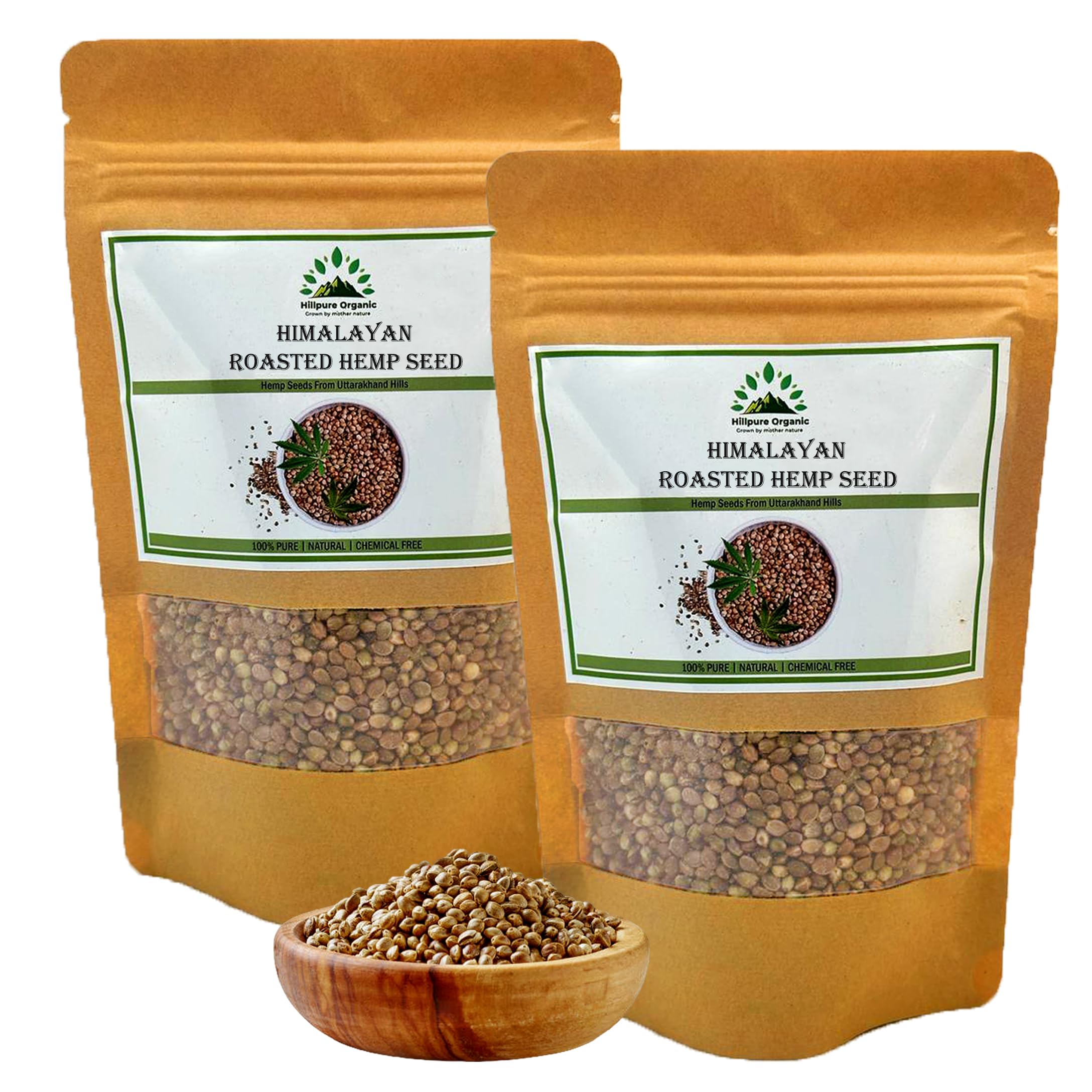 Hillpure Organic Grown by mother nature Roasted Hemp seeds | 175 gm + 175 gm | Roasted Hemp Seeds | Support Heart, Skin, Hair, Muscle & Bone Health (B0DDXDLWSW) Amazon Price History, Amazon Price Tracker