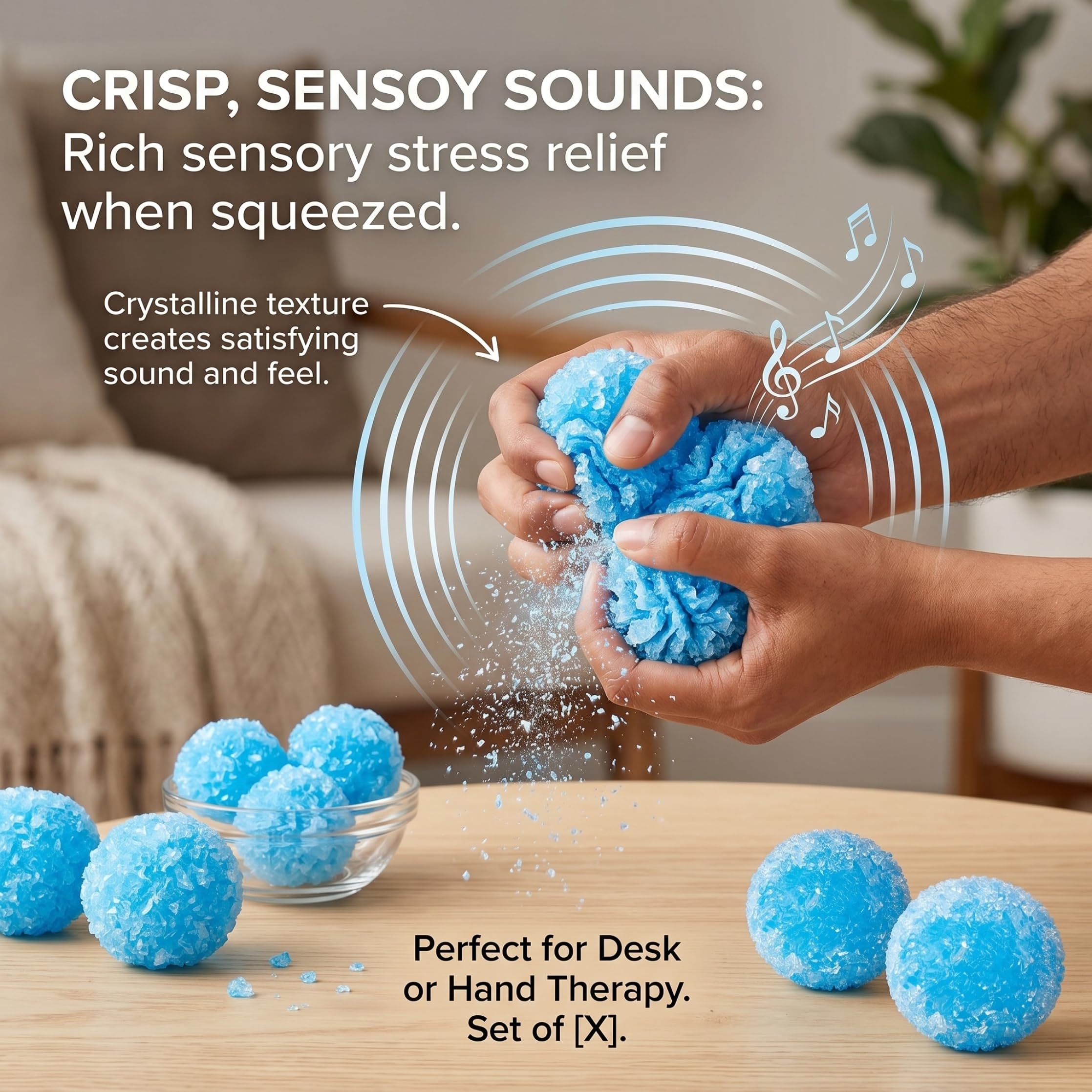 4 Pack Crunchy Stress Balls - Image 2