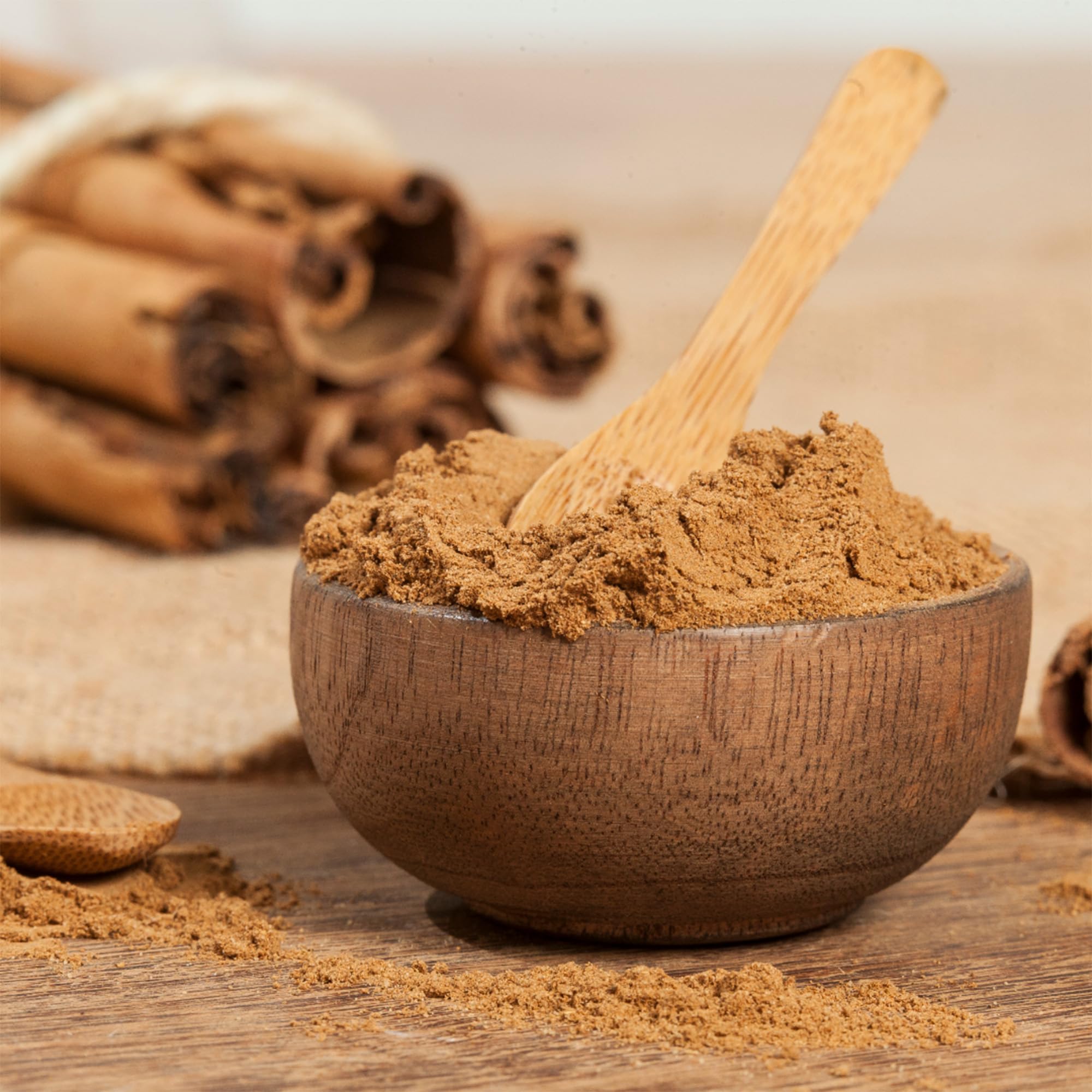 Alpi Nature Canela de Ceilán en Polvo 250g, Palitos de Canela de Ceilán Molidos en Polvo