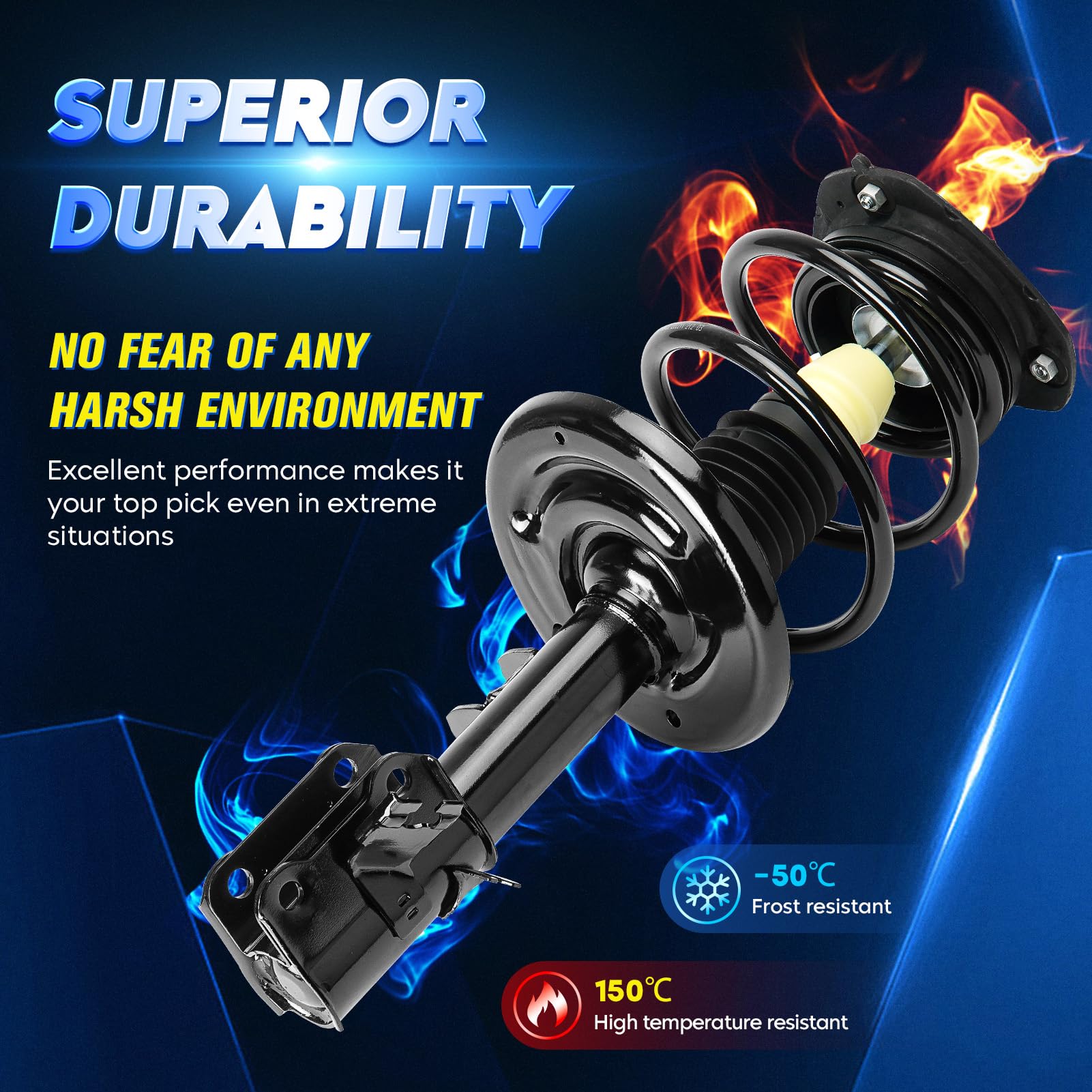 Amazon.com: Front Strut Shock Assembly w/Coil Spring for Nissan