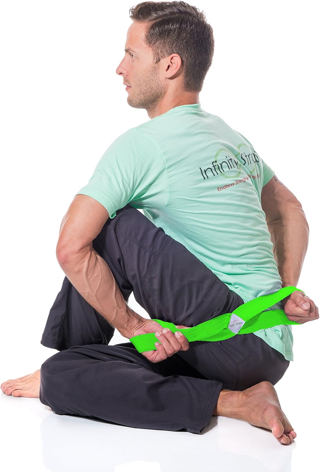 Infinity Yoga Strap for Stretching - Stretch