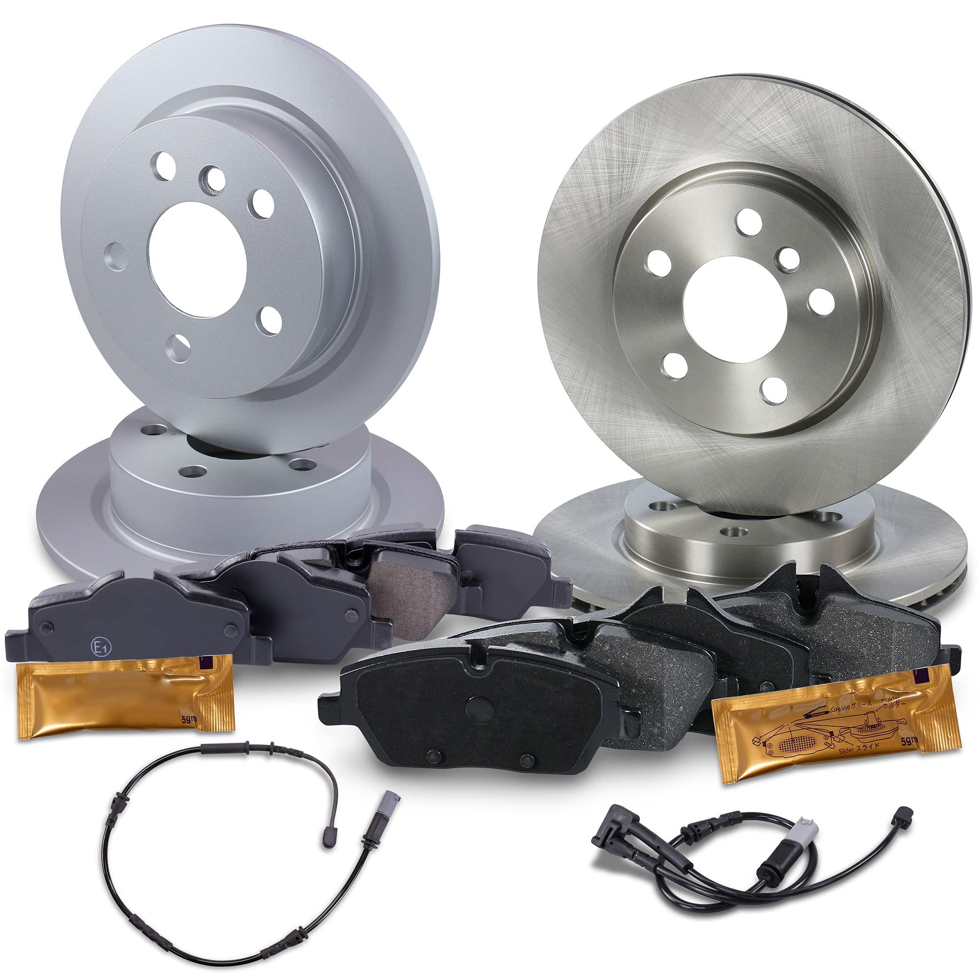 Set freni BESTPRICE ATP incl. dischi freno anteriori Ø 280 mm ventilati +