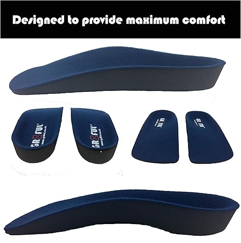 Miniatura 3 de gr8ful Plantillas ortopédicas para fascitis plantartendinitis de Aquiles  Longitud 34  Soporte de arco para sobrepronación y pies planos  Reduce el