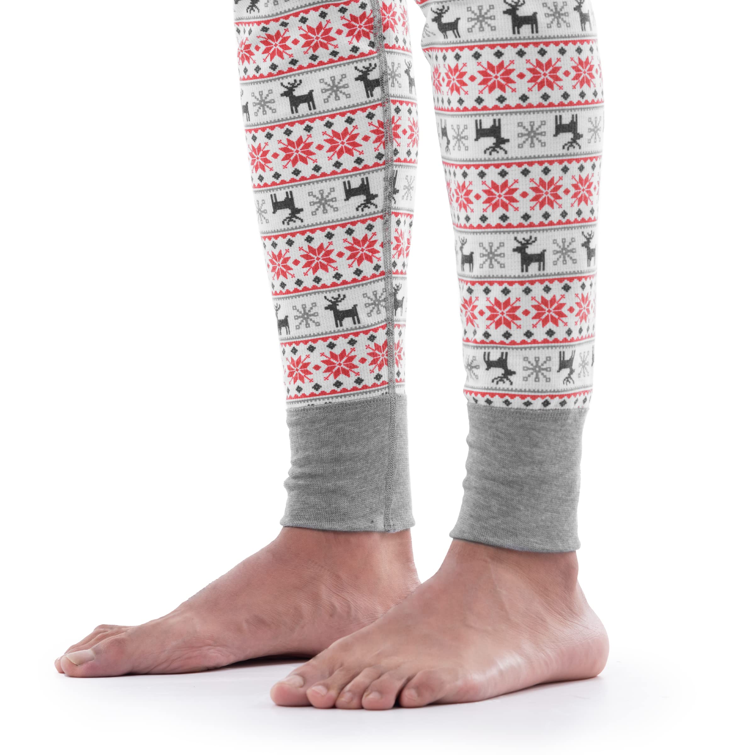 Fruit of the Loom Ensemble de sous-vêtements Thermiques Gaufrés Recyclés (Haut et Bas) Ensemble de Pijama Homme