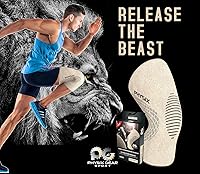 Vista 2 de Physix Gear - Rodillera de compresión para hombres y mujeres, la mejor rodillera de compresión para caminar, correr, gimnasio, baloncesto