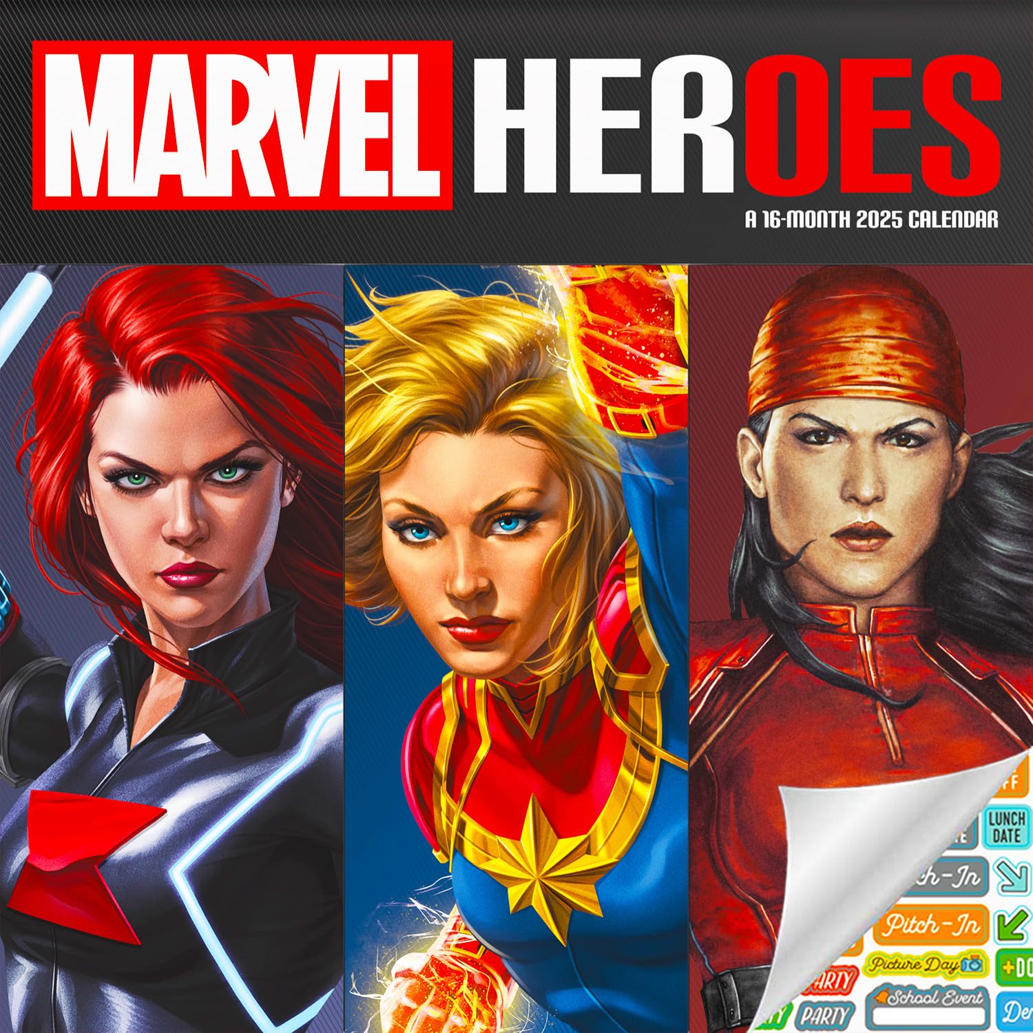 Women of Marvel Calendar 2025 Deluxe 2025 Women of Marvel